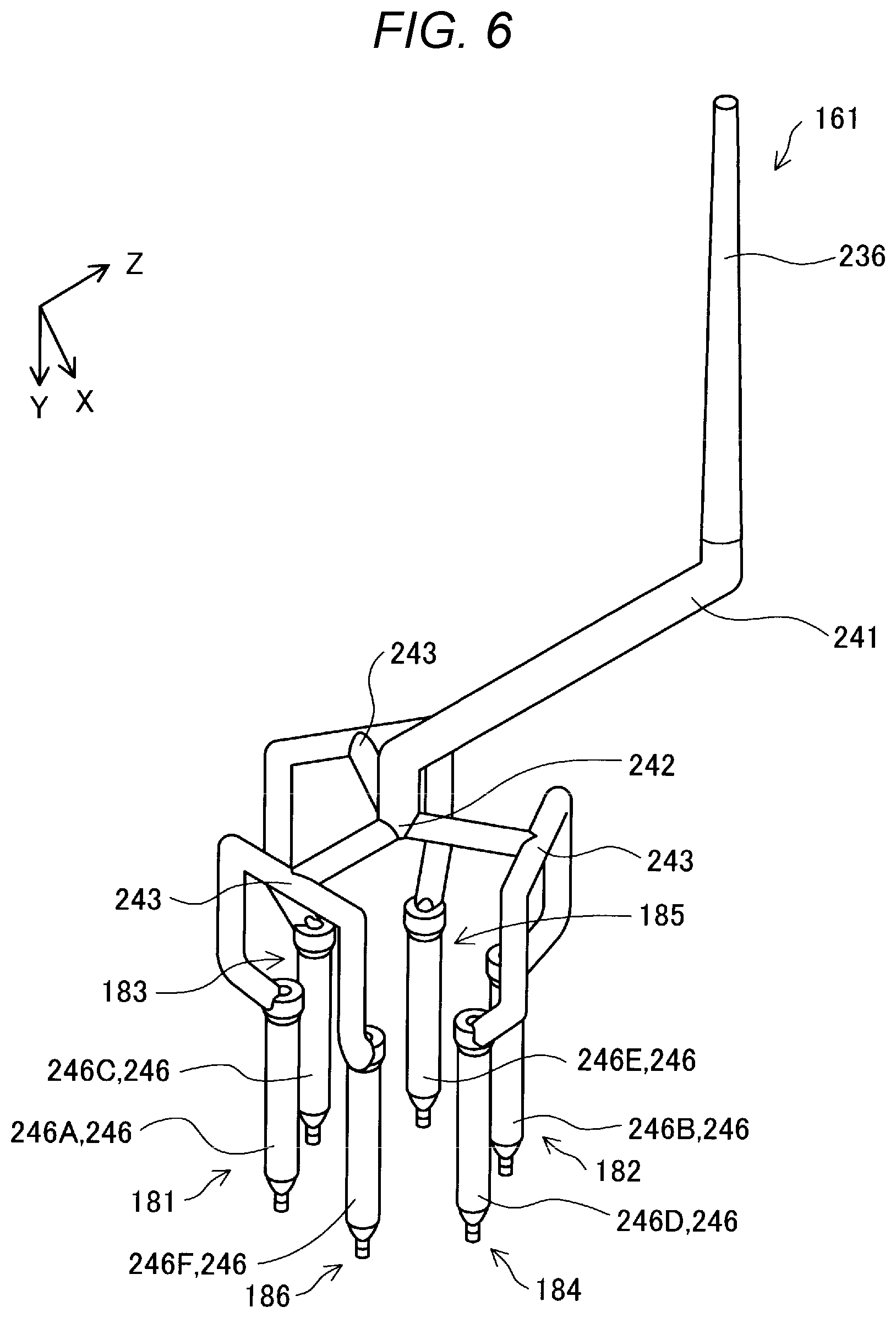 Patent US12311587 Figure 5 – Injection molding device and molding tool
