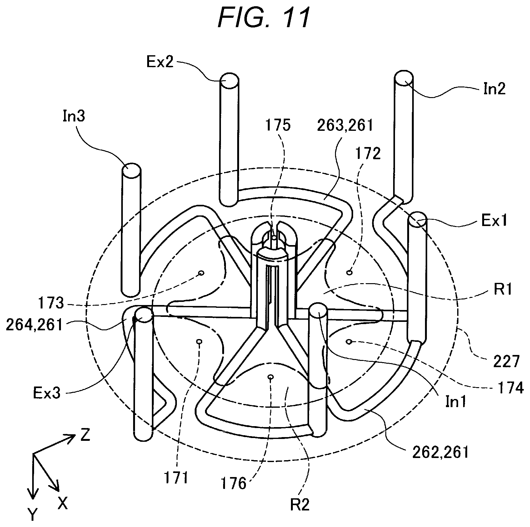 Patent US12311587 Figure 10 – Injection molding device and molding tool