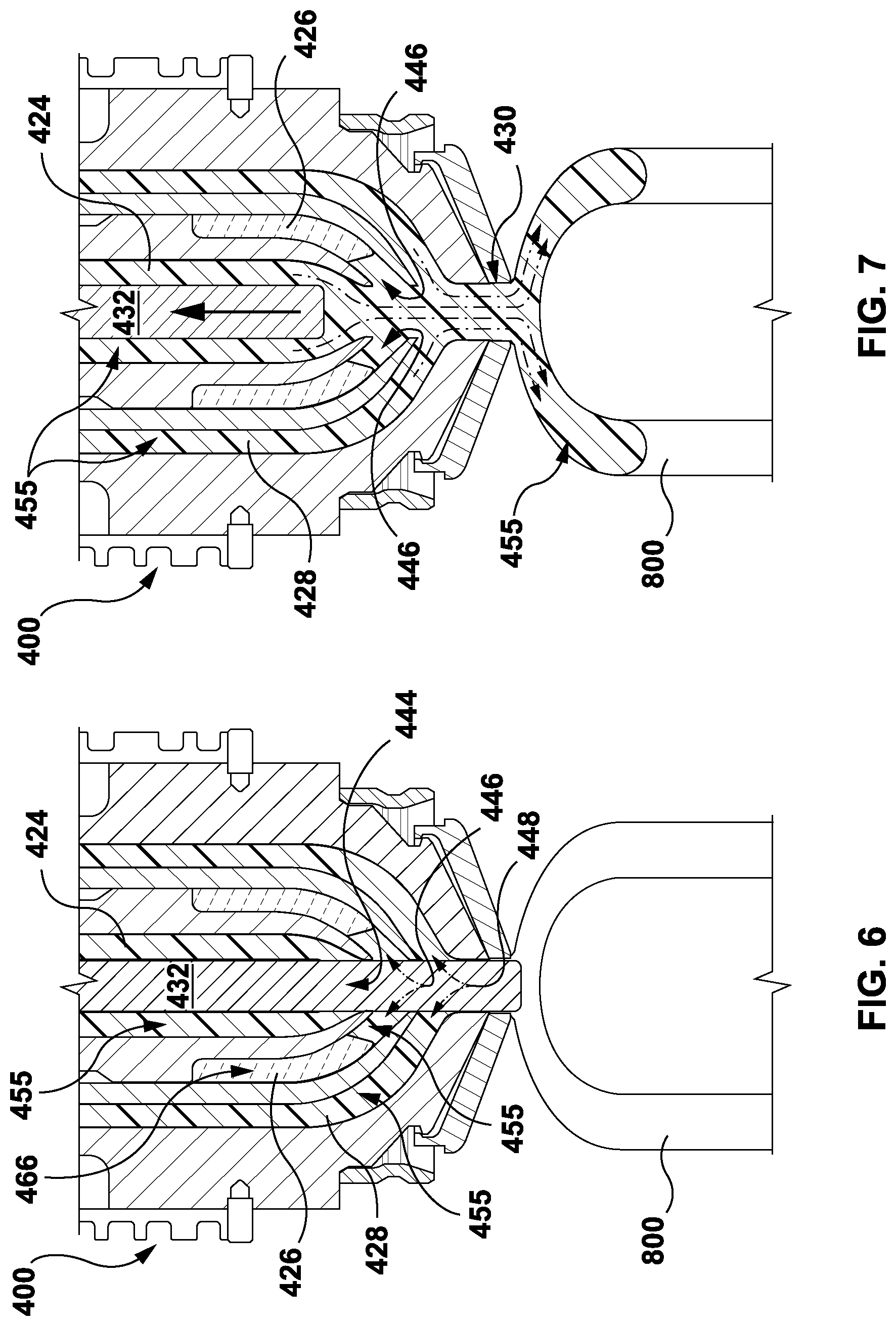 Patent US12311591 Figure 6 – Injection molding of multilayer articles with post-pullback pressure monitoring