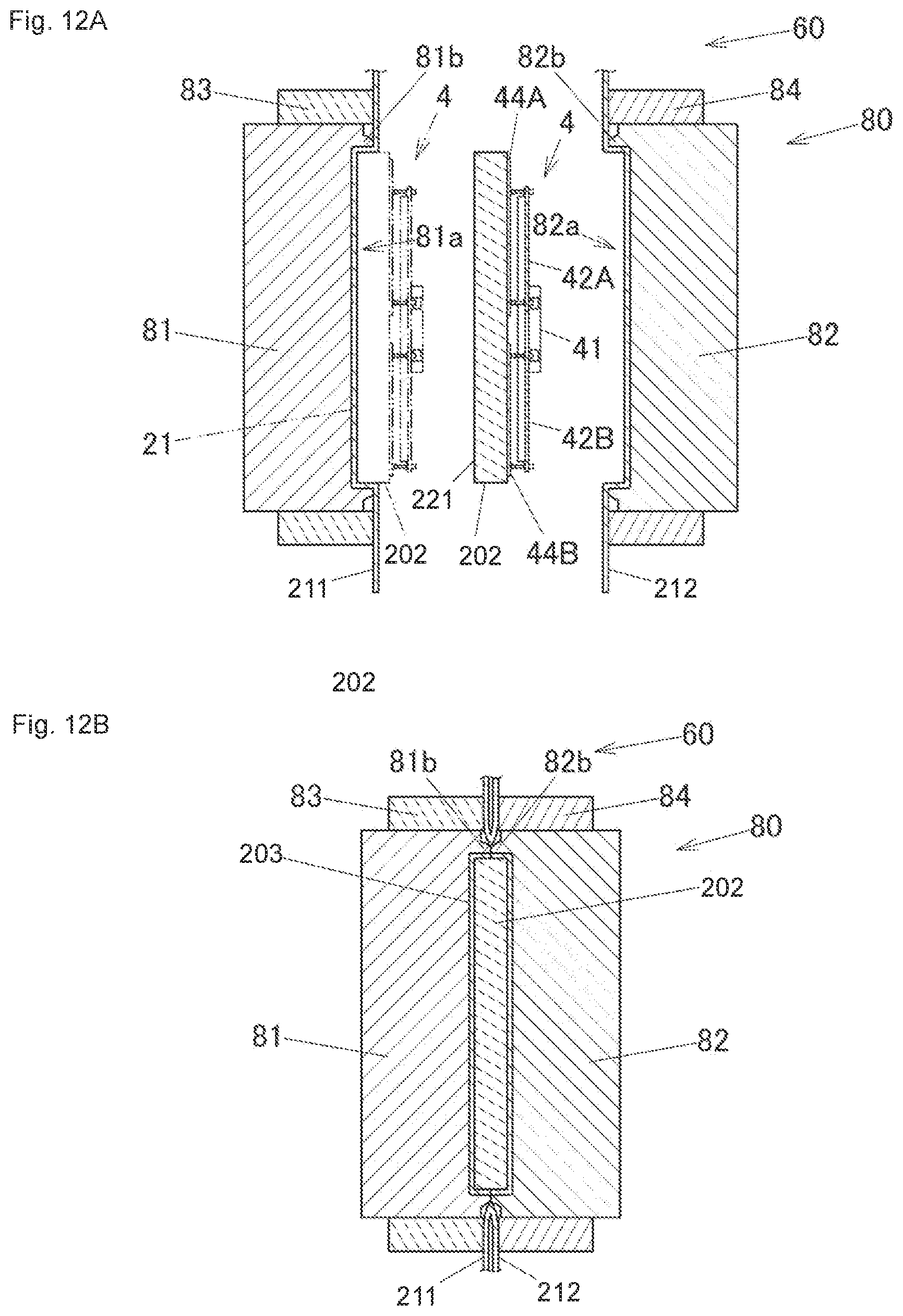 Patent US12311592 Figure 12 – Molding system, support arm, resin molding device, method for supporting supported member, mold, and method for producing molded body