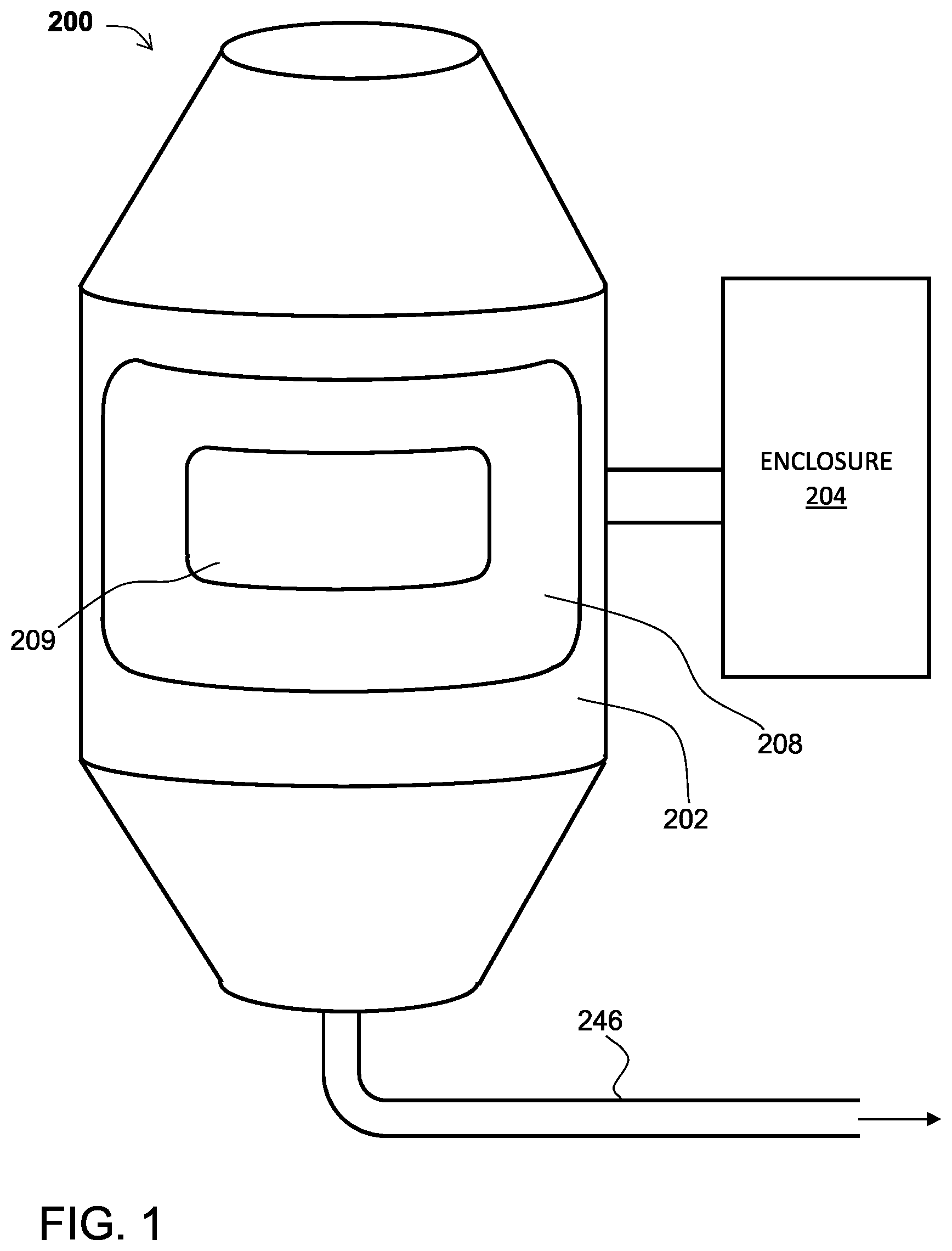 Patent US12311603 Figure 1 – Methods and system for removal of powder from an additively manufactured part