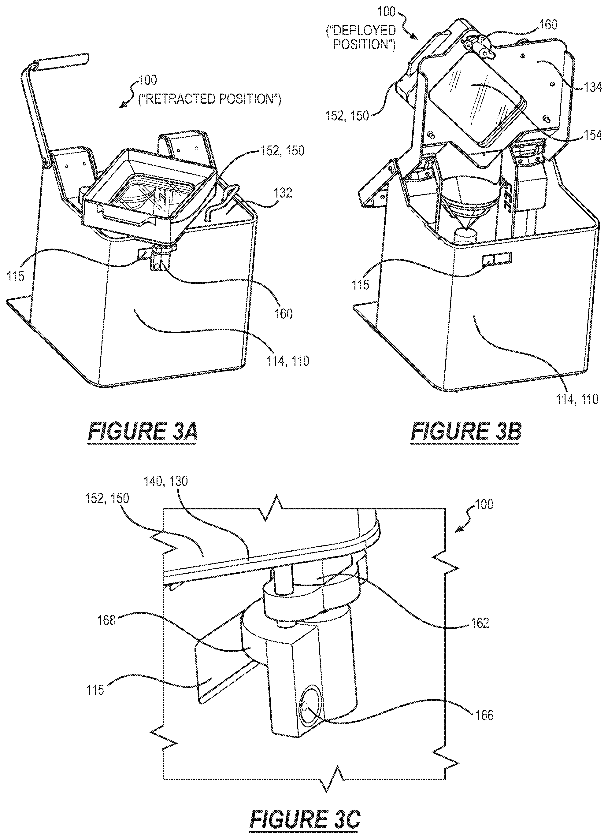 Patent US12311604 Figure 3 – System for tray cleaning and resin collection in an additive manufacturing process