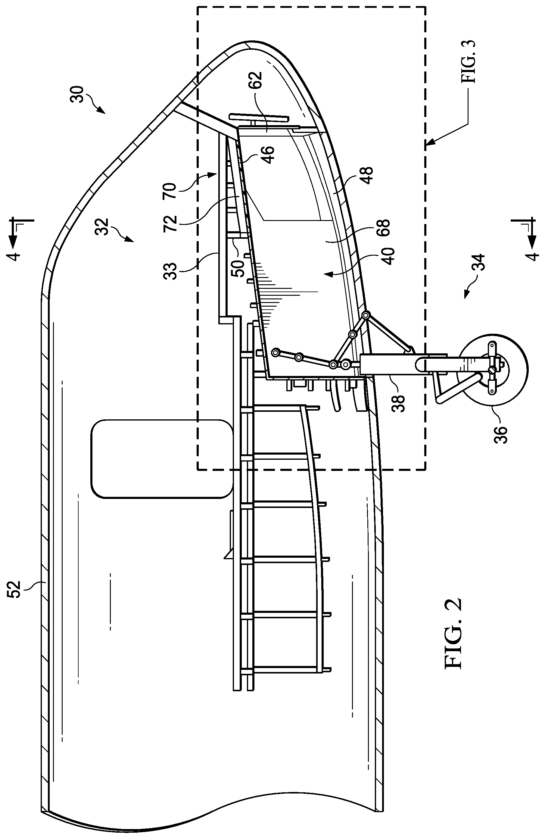 Patent US12311615 Figure 2 – Flat composite panel with tear arrestment and method of making the same