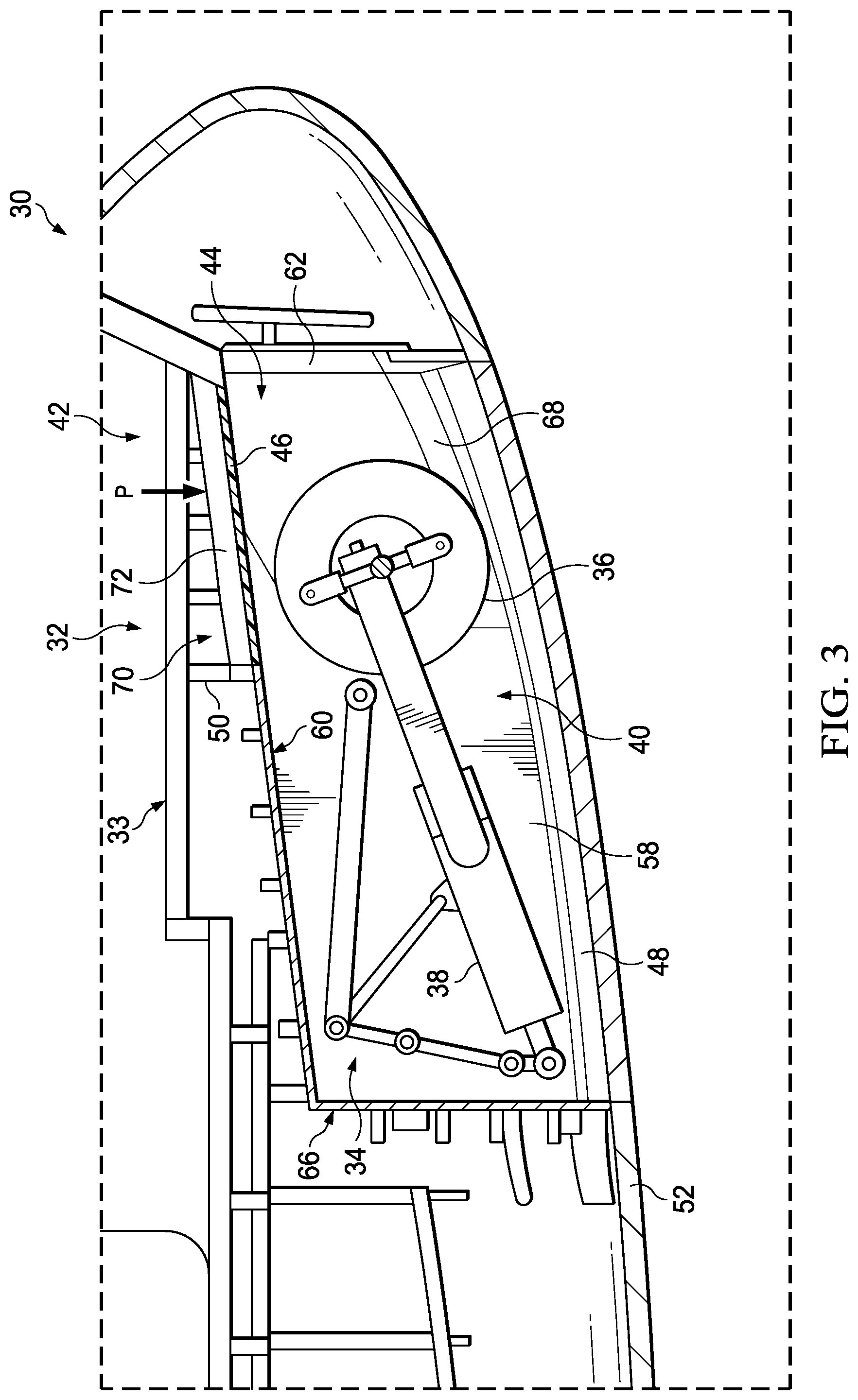 Patent US12311615 Figure 3 – Flat composite panel with tear arrestment and method of making the same