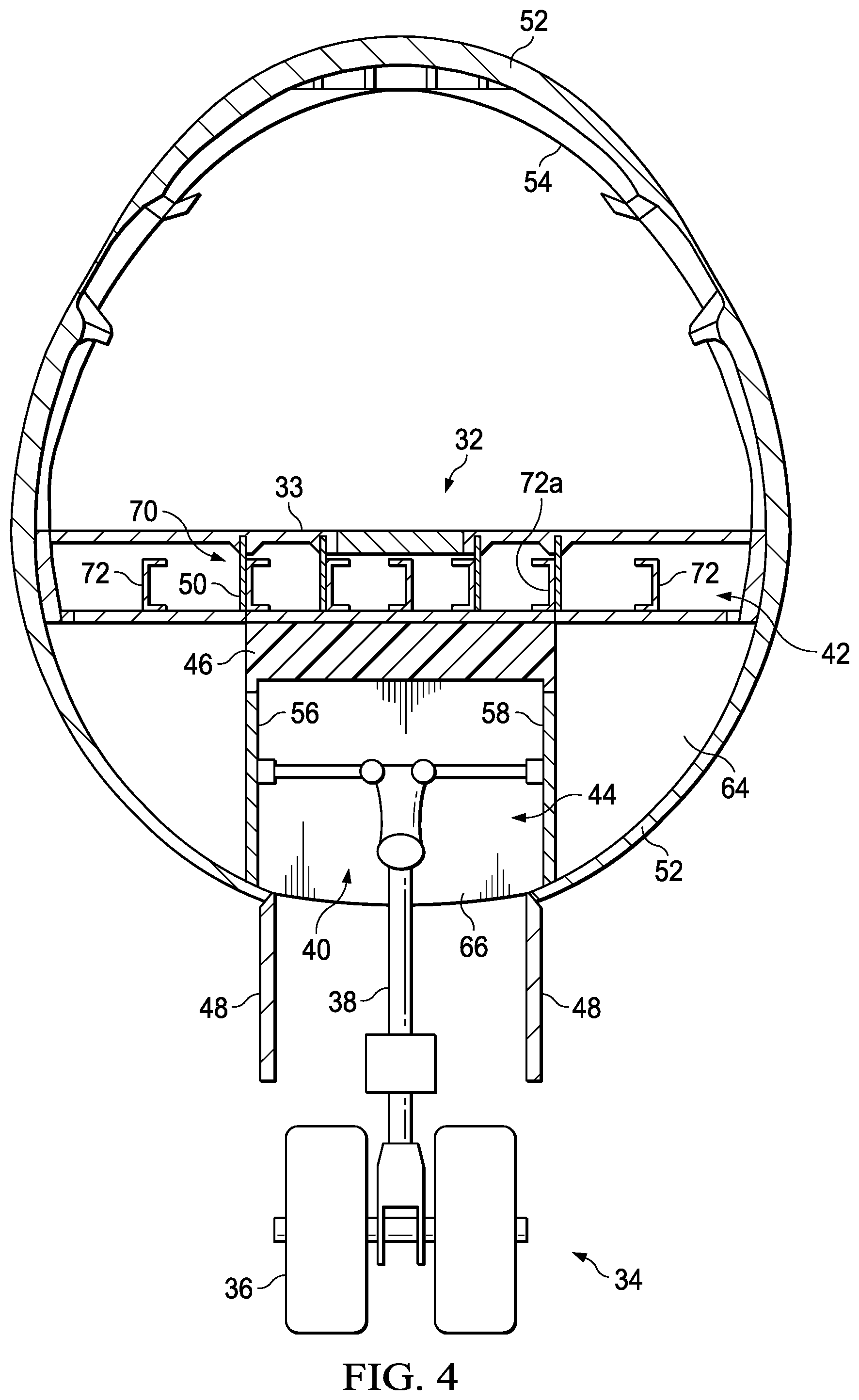 Patent US12311615 Figure 4 – Flat composite panel with tear arrestment and method of making the same