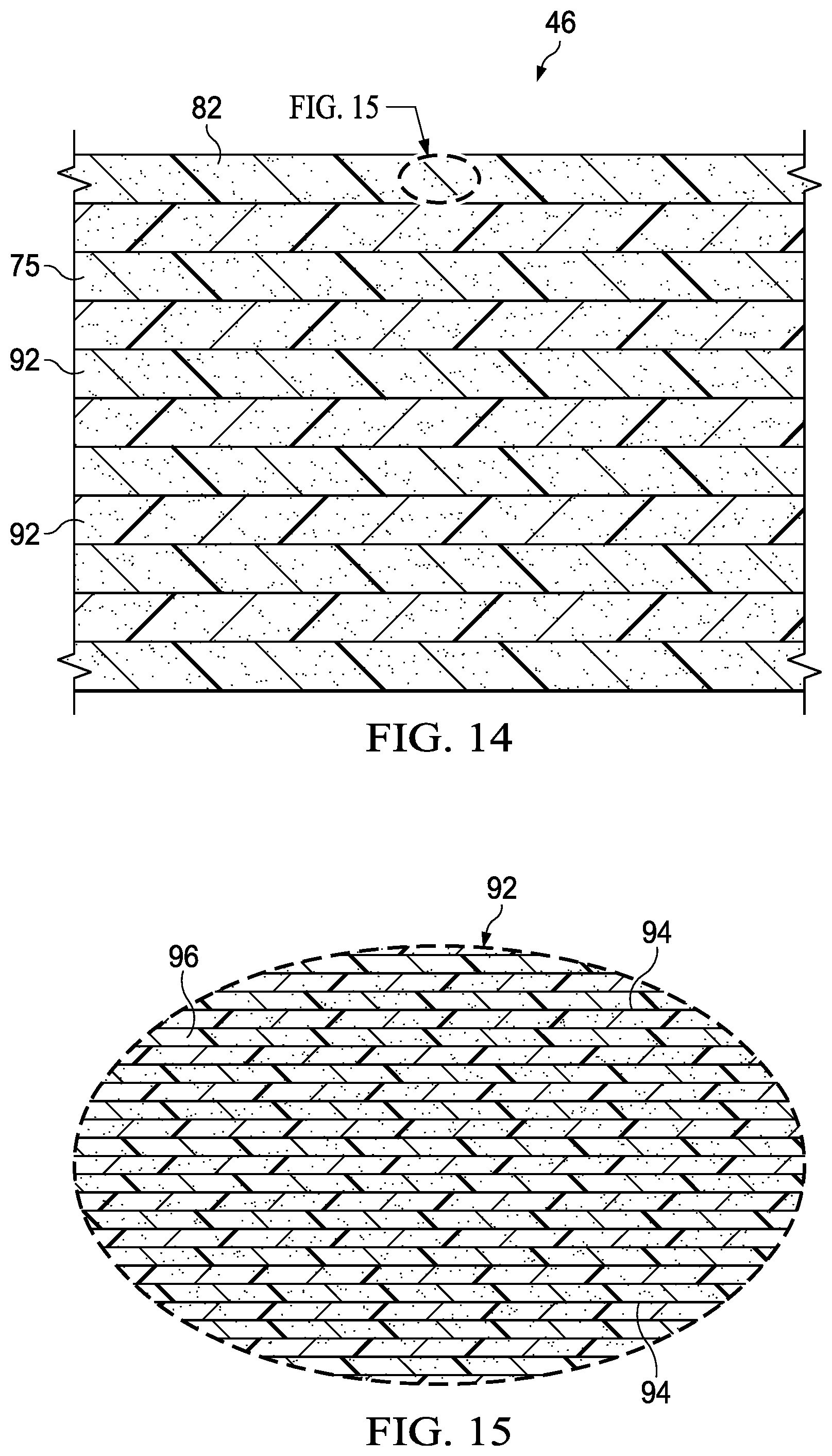 Patent US12311615 Figure 11 – Flat composite panel with tear arrestment and method of making the same