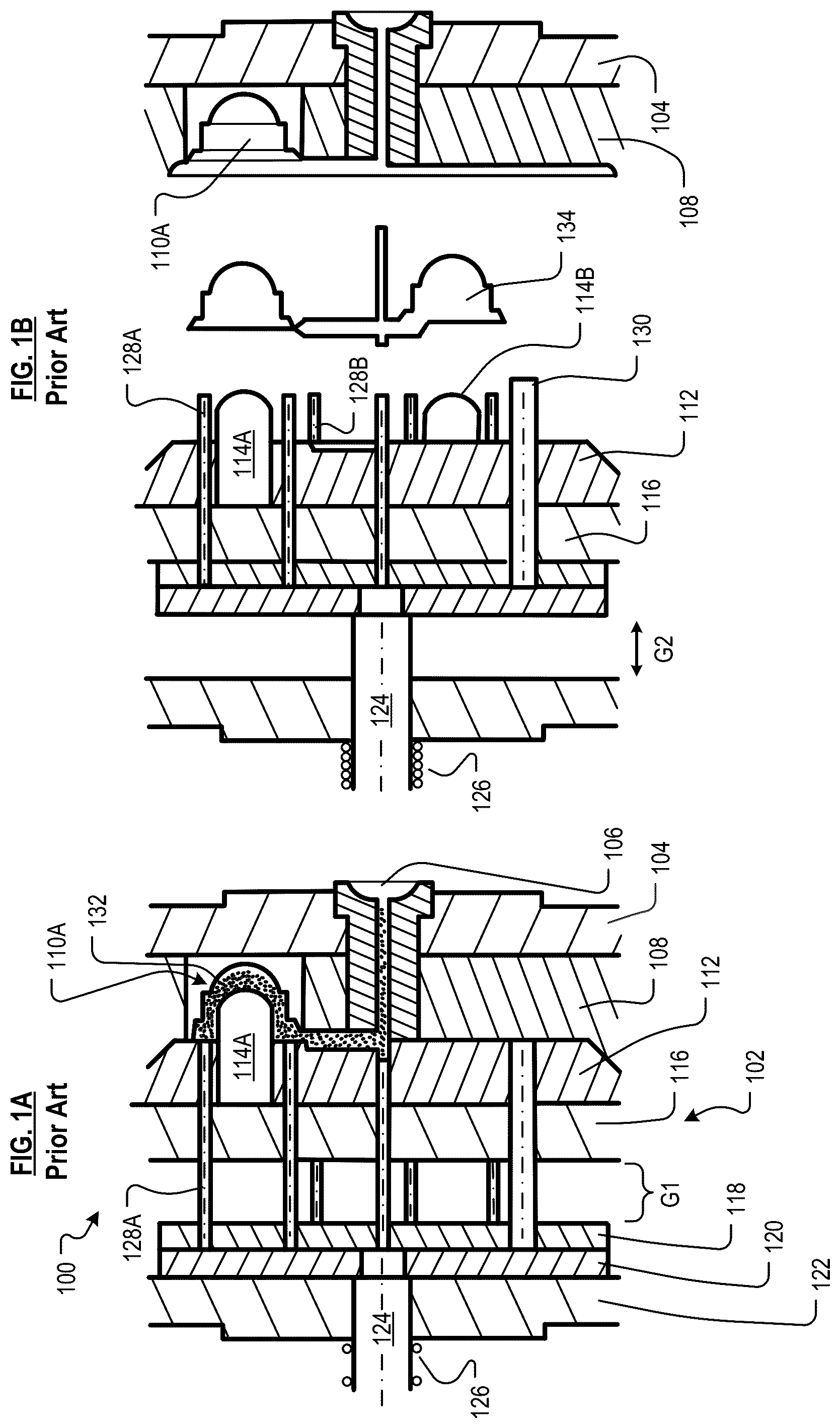 Patent US12311619 Figure 1 – Molding apparatus with combined core plunger/ejector and methods therefor