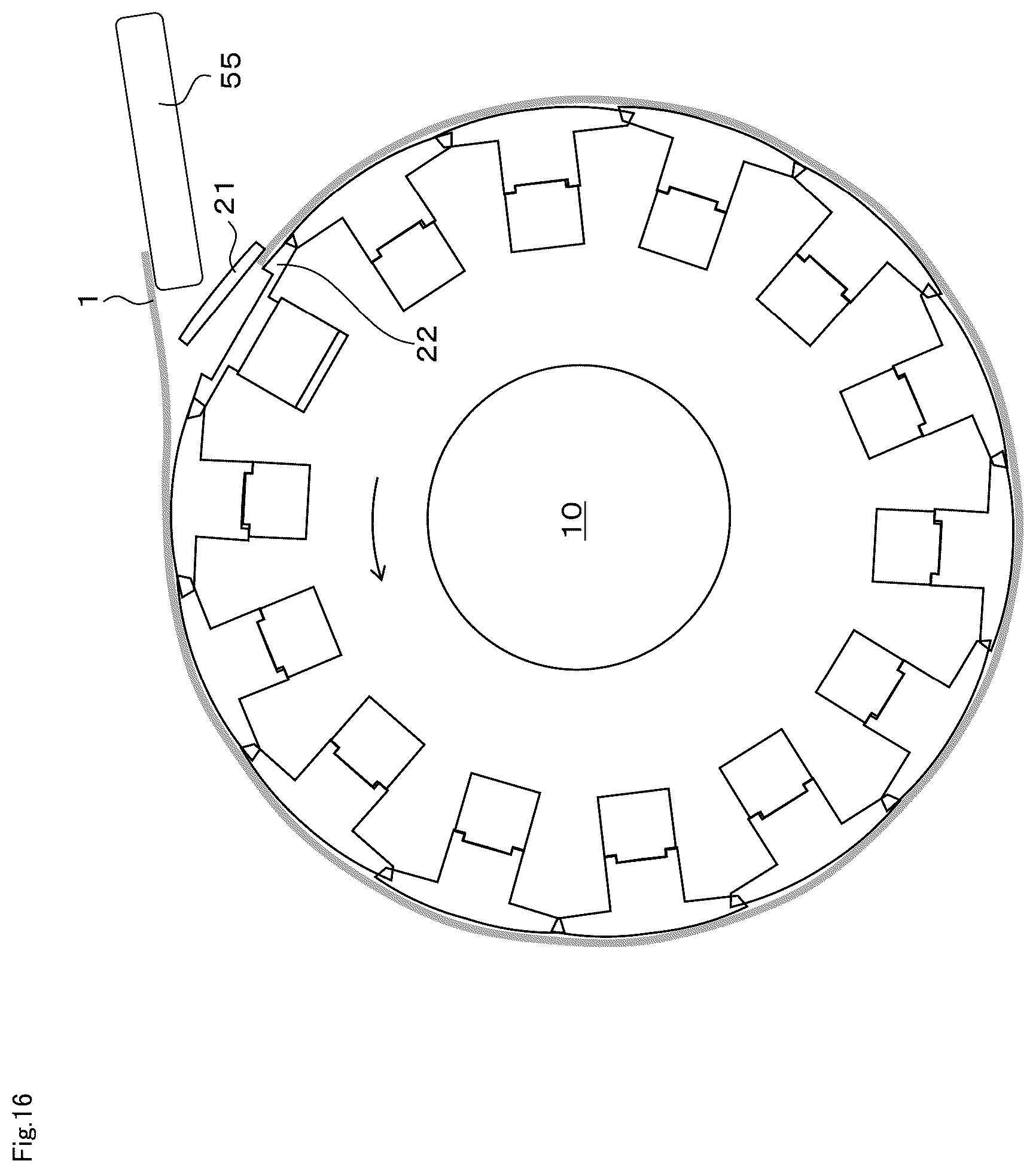 Patent US12311624 Figure 16 – Molding drum