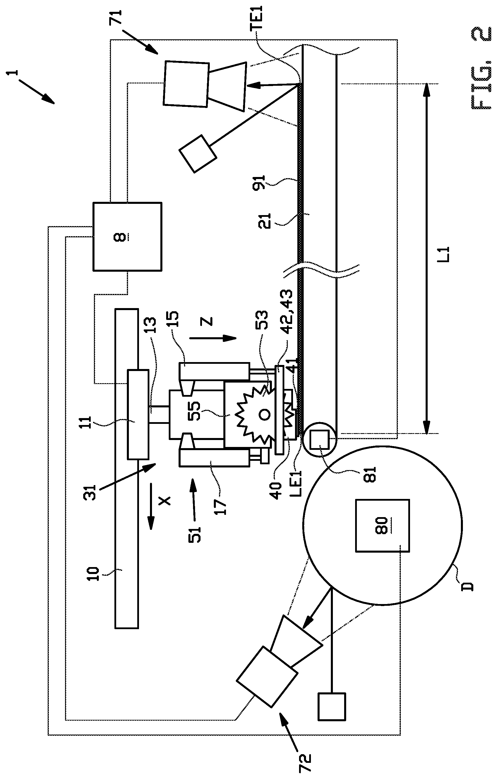 Patent US12311625 Figure 2 – Dual tire component servicer and method for supplying dual tire components to a tire building drum