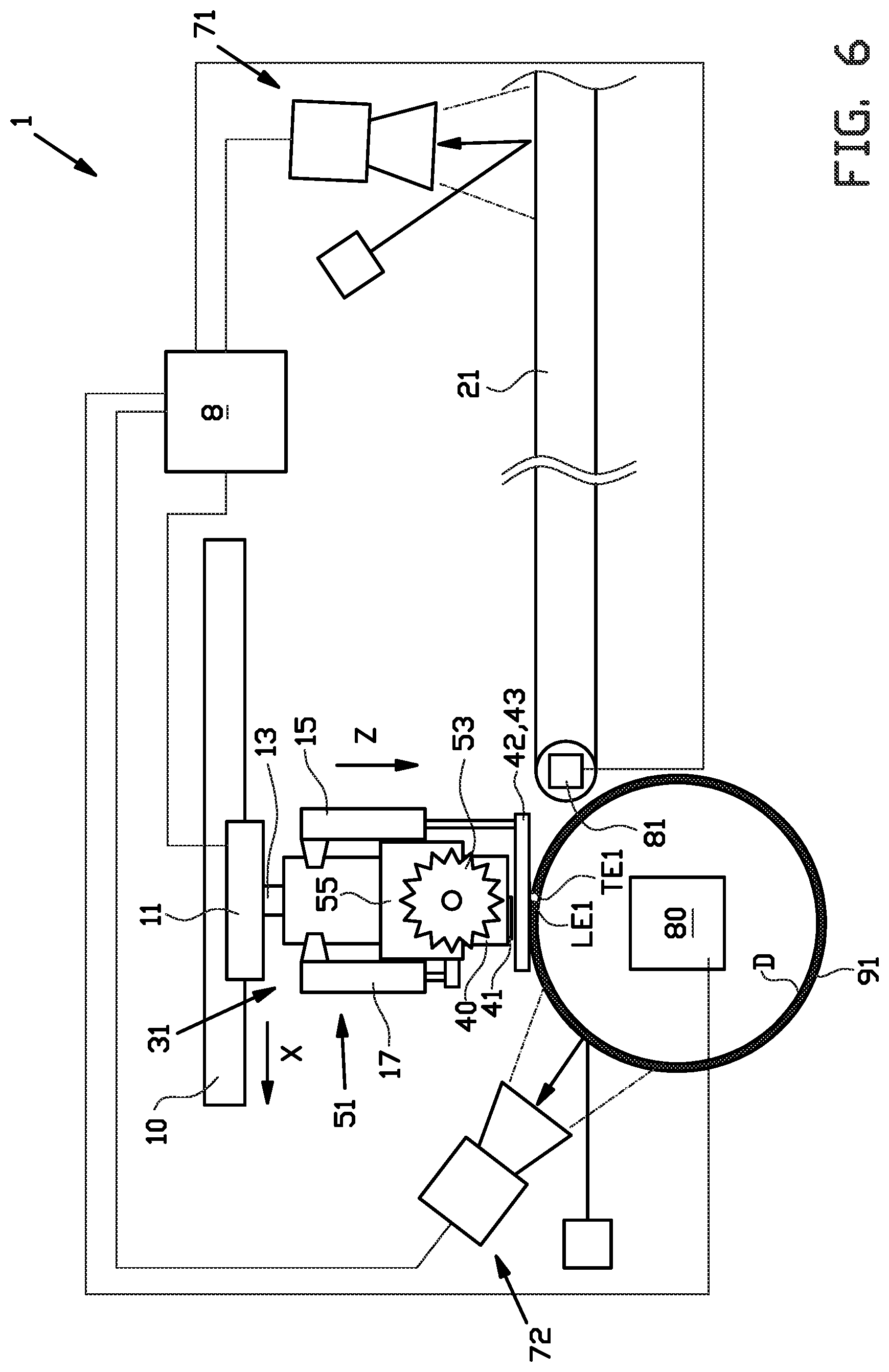Patent US12311625 Figure 6 – Dual tire component servicer and method for supplying dual tire components to a tire building drum