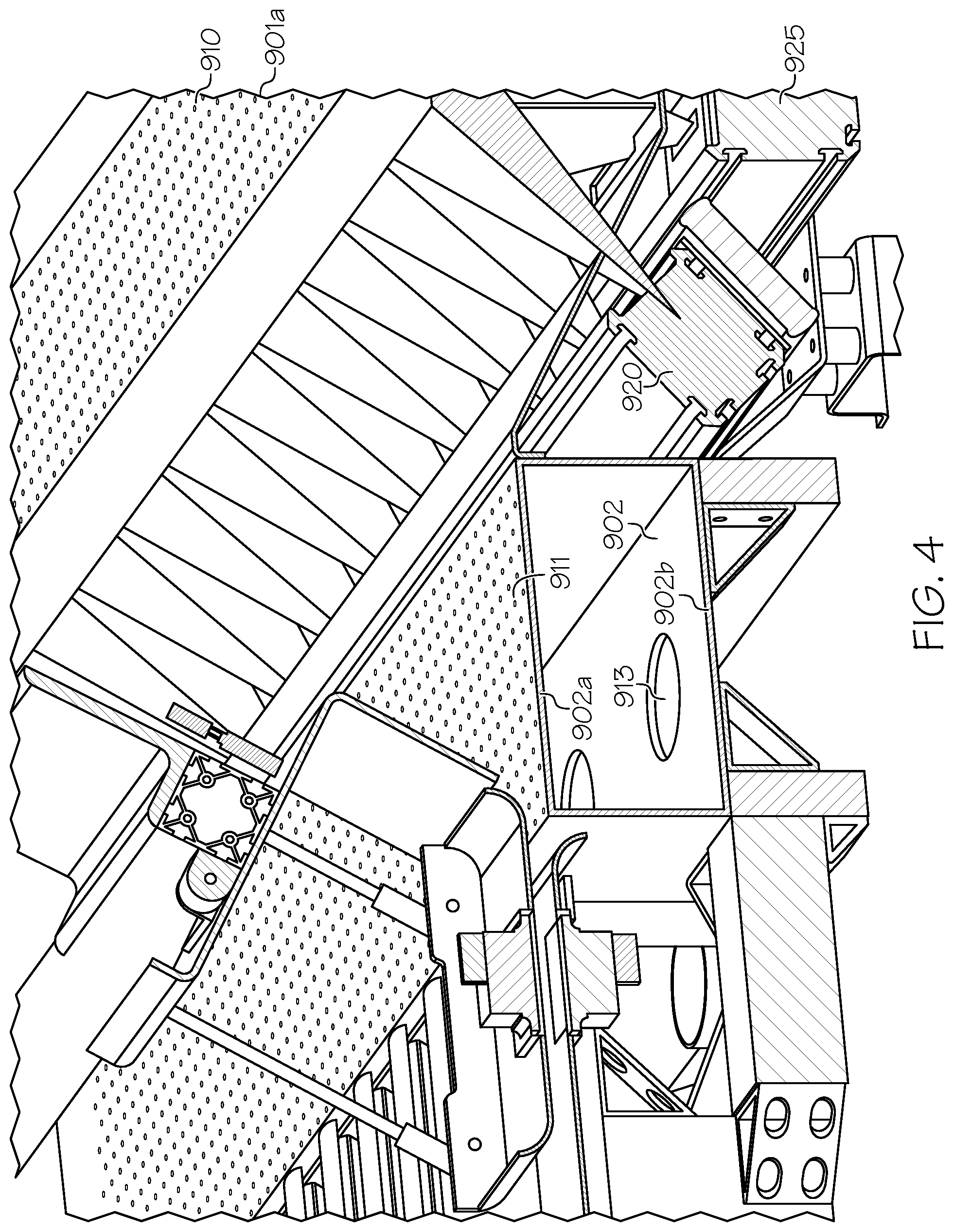 Patent US12311632 Figure 4 – Warp detection in traveling corrugated product