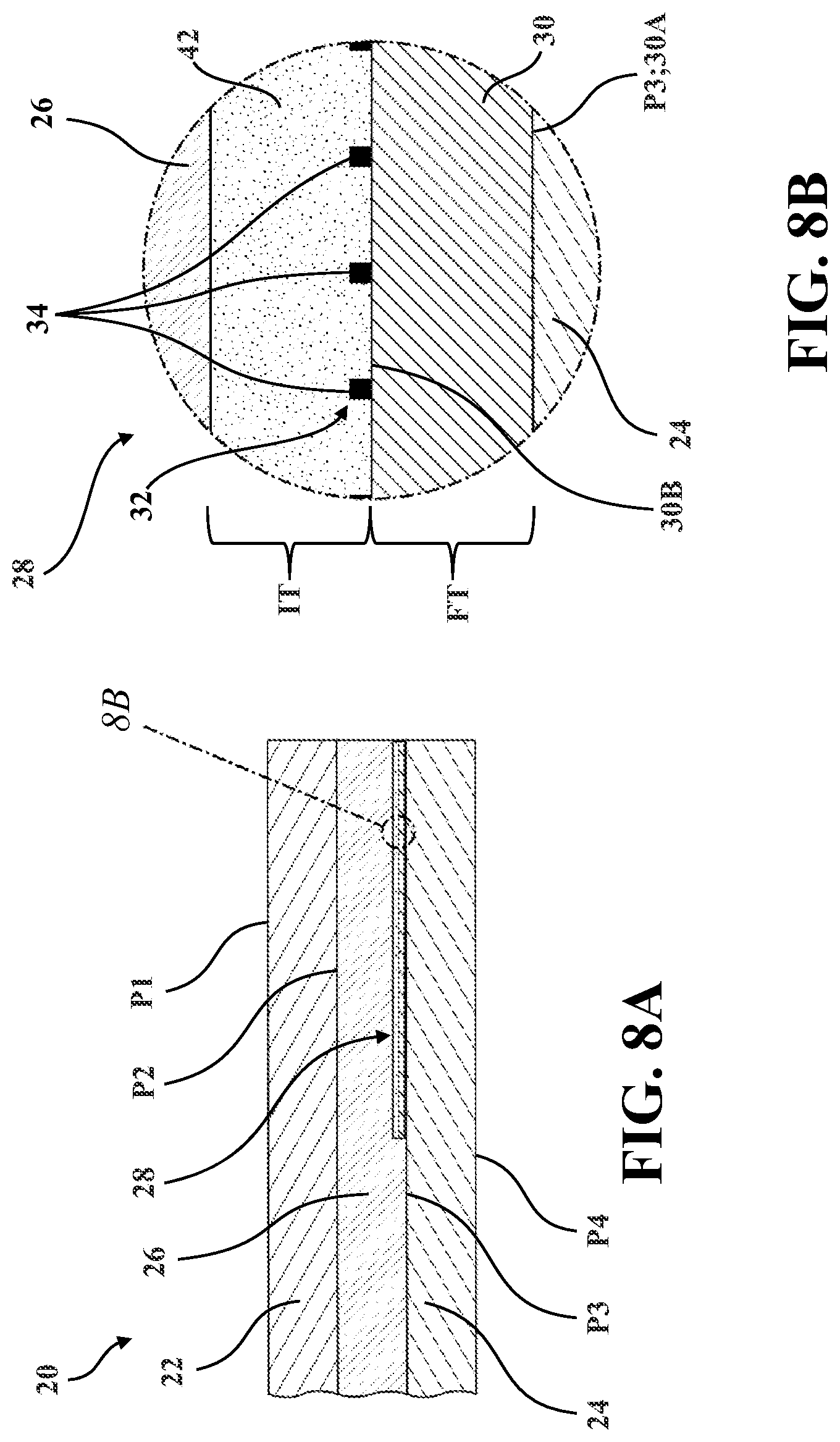 Patent US12311637 Figure 8 – Laminated glazing assembly including an antenna assembly