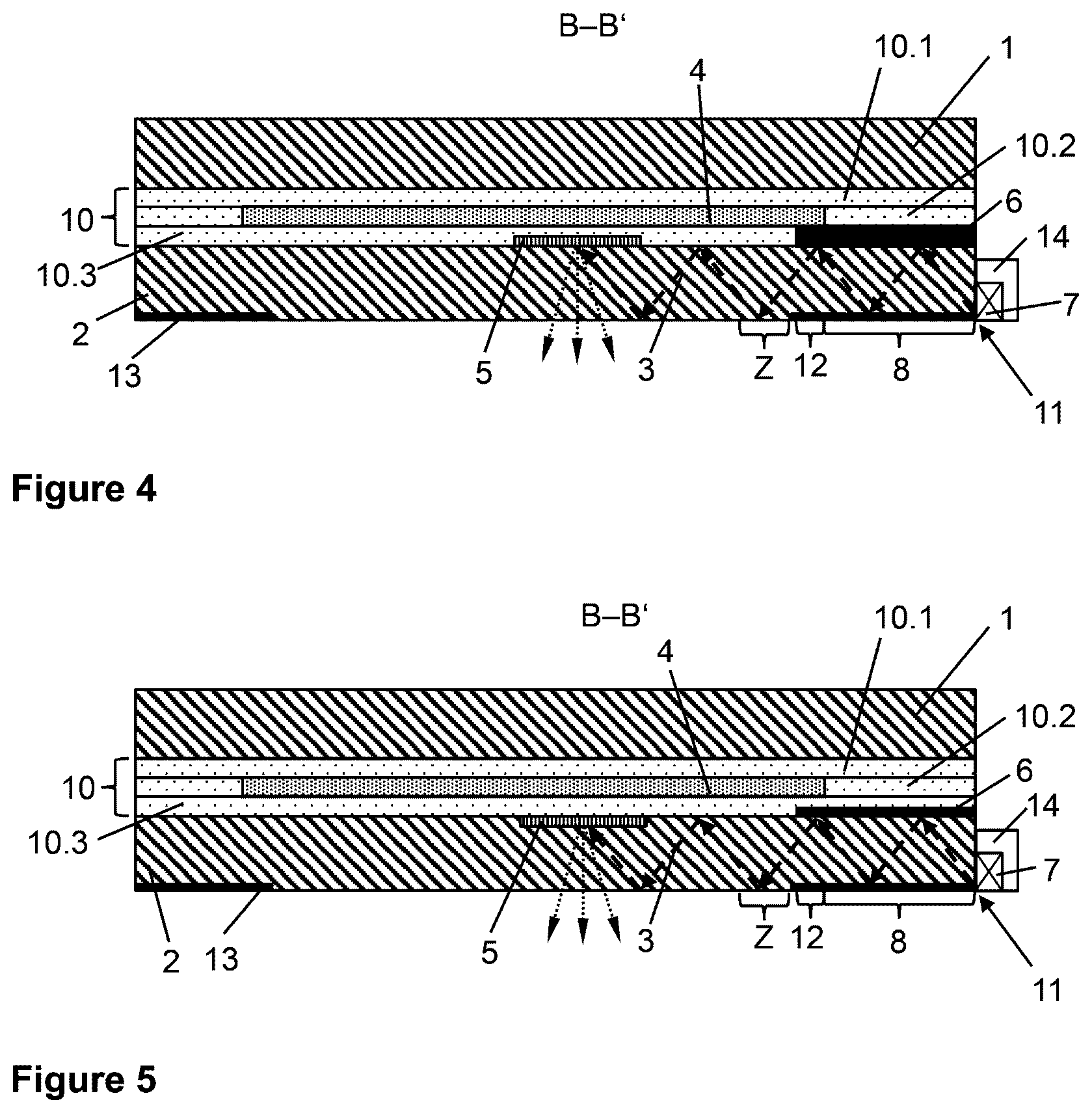 Patent US12311638 Figure 4 – Laminated pane with light source