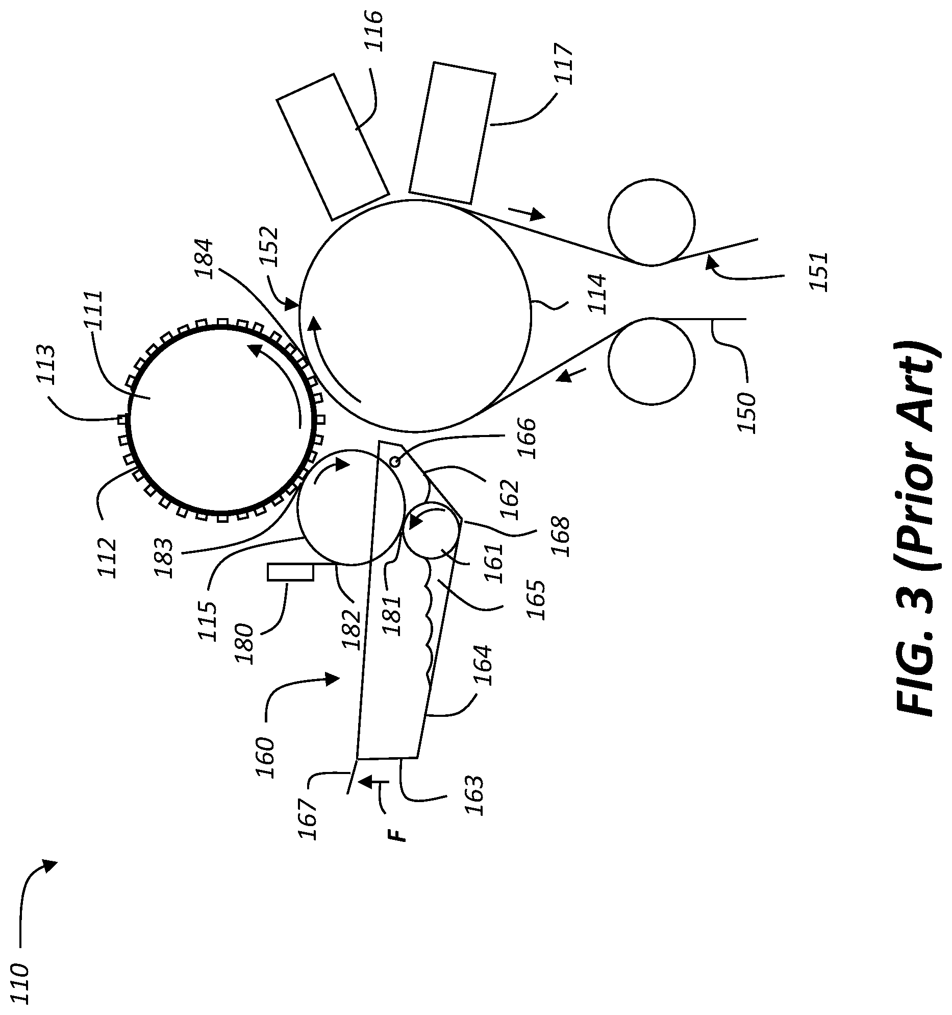 Patent US12311652 Figure 3 – Inking system with plurality of fountain roller elements