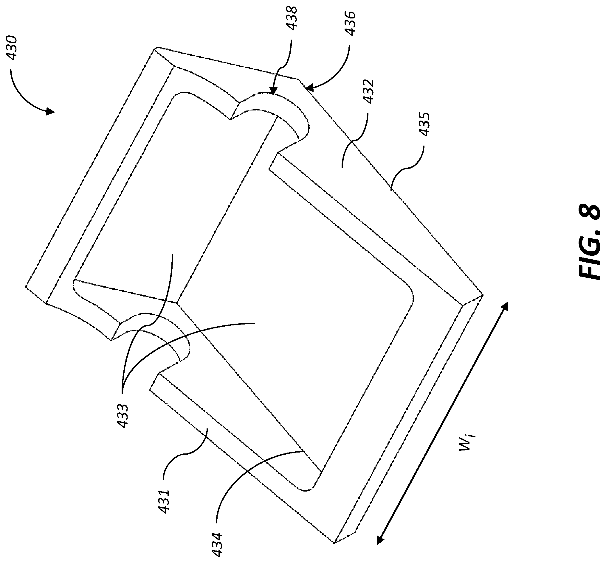 Patent US12311652 Figure 8 – Inking system with plurality of fountain roller elements