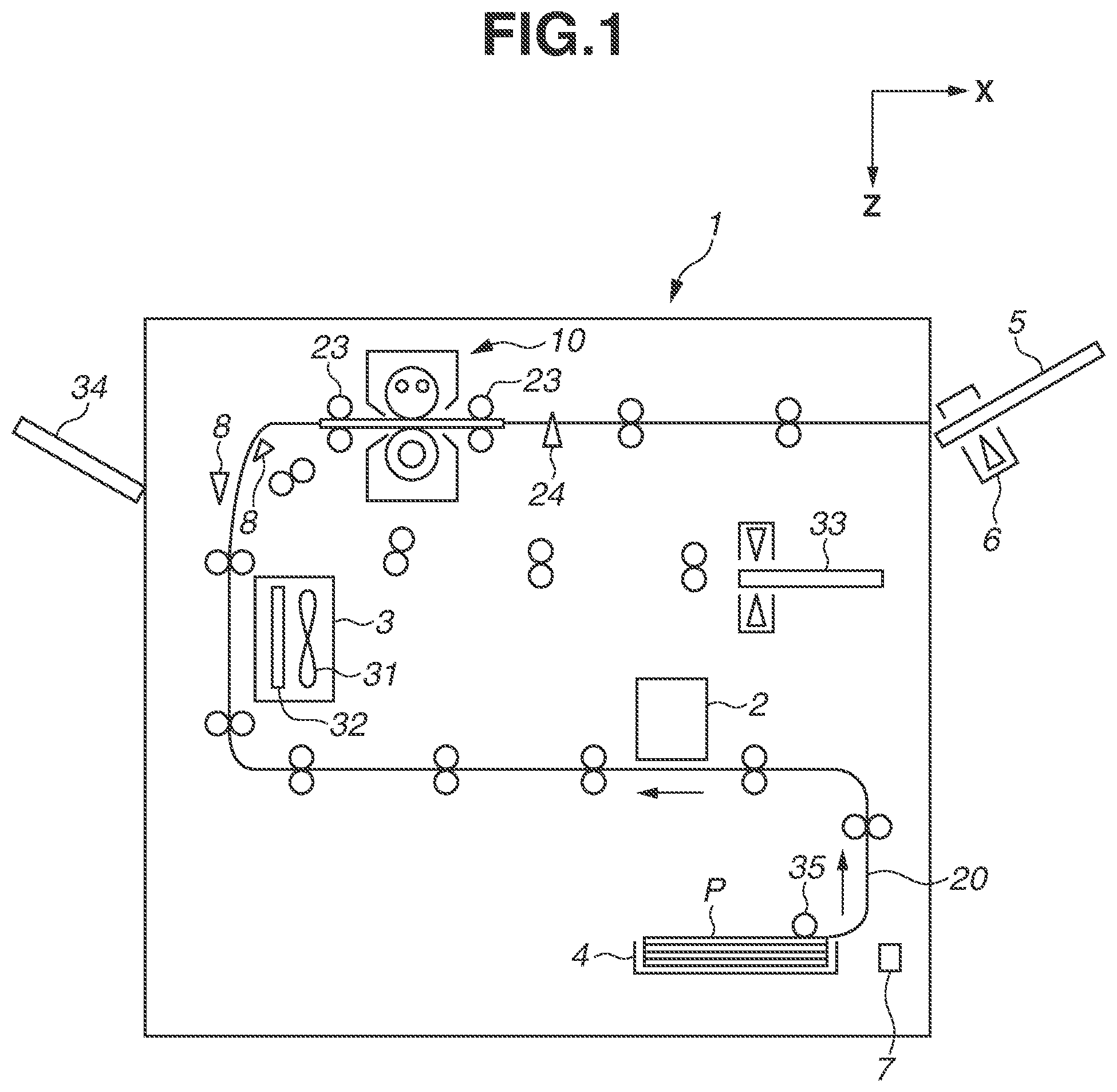Patent US12311656 Figure 1 – Ink jet recording apparatus