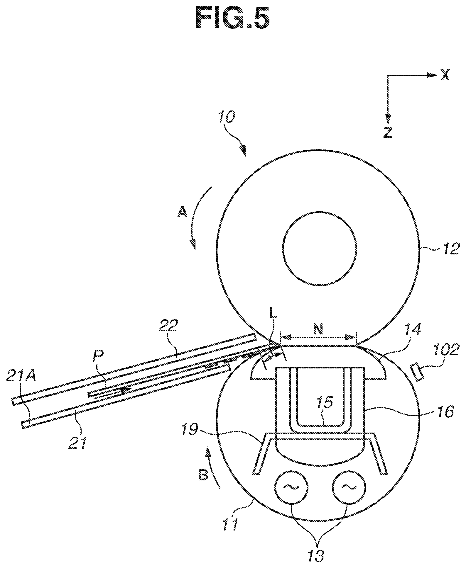 Patent US12311656 Figure 5 – Ink jet recording apparatus