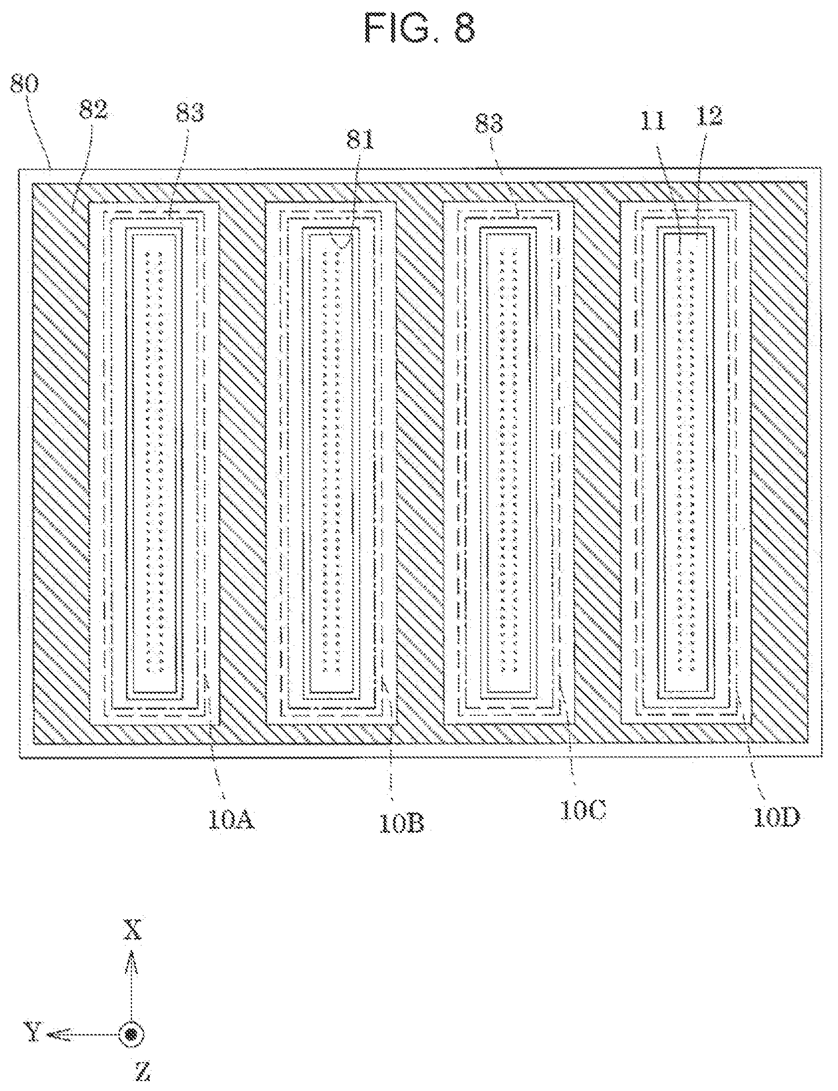 Patent US12311662 Figure 8 – Liquid ejecting head and liquid ejecting apparatus