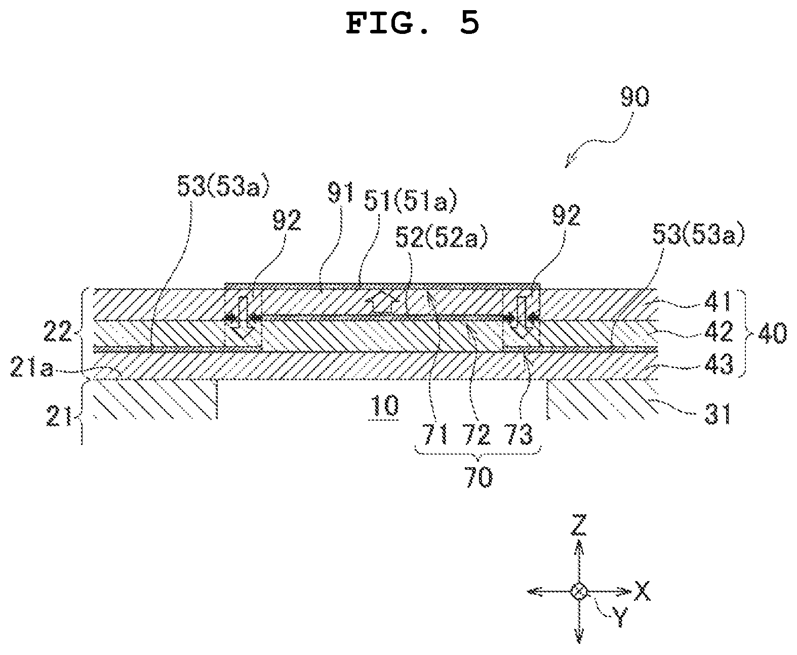 Patent US12311665 Figure 5 – Liquid discharge head