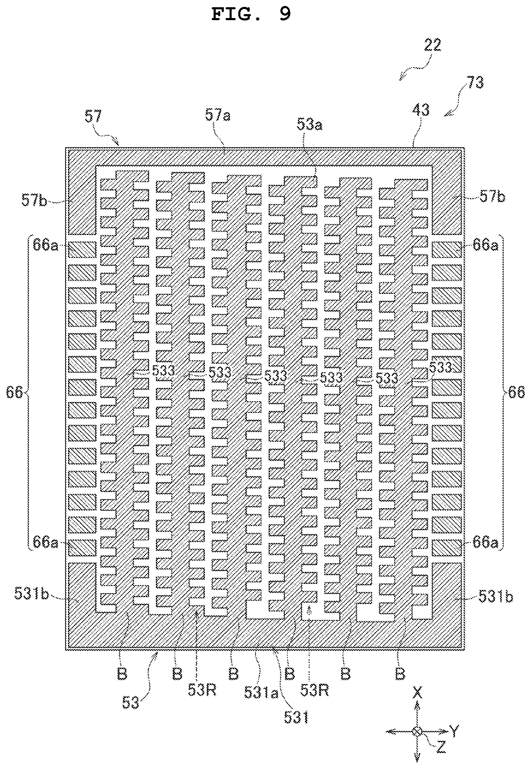 Patent US12311665 Figure 9 – Liquid discharge head