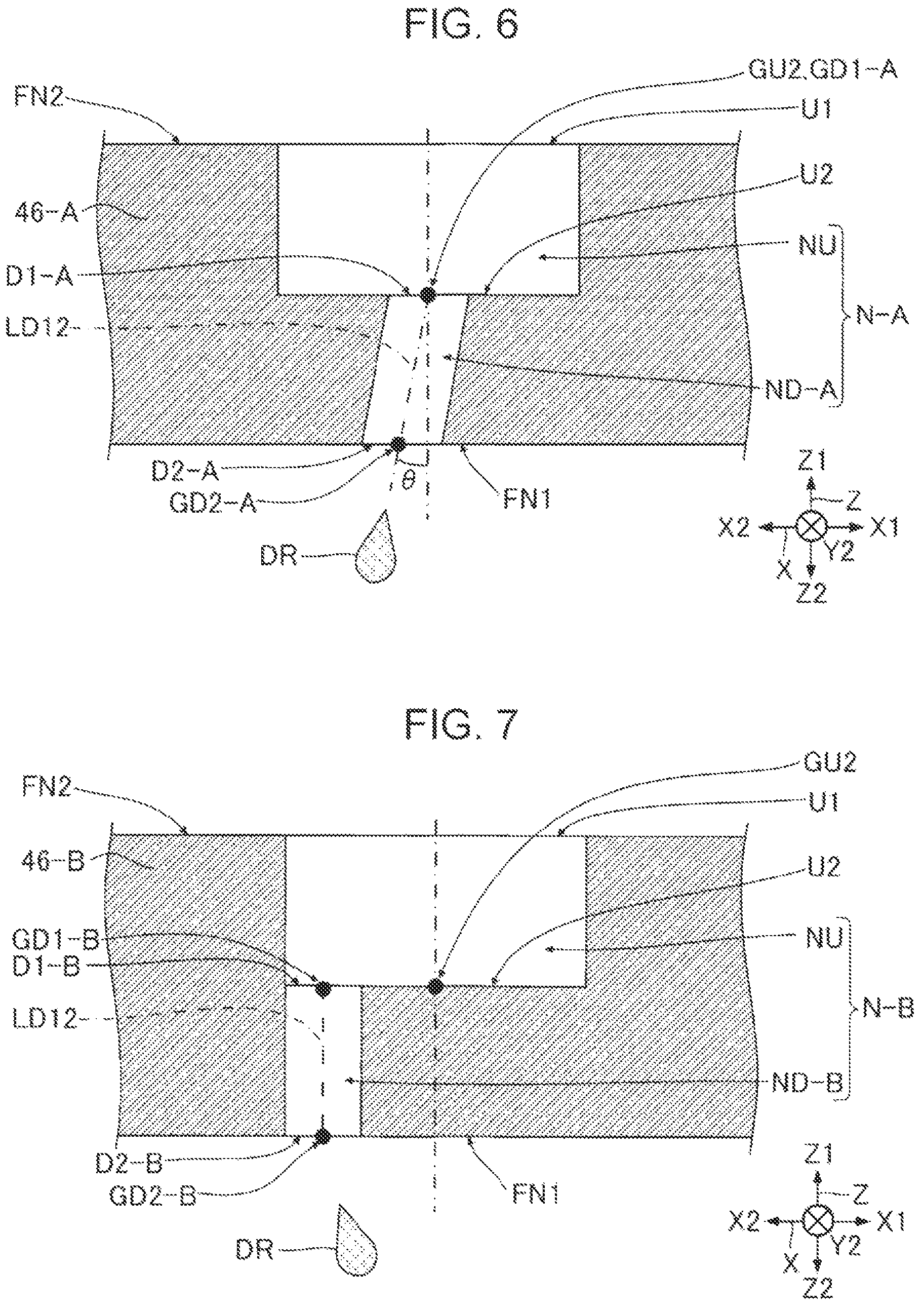 Patent US12311666 Figure 4 – Liquid ejecting head, liquid ejecting apparatus, and nozzle substrate