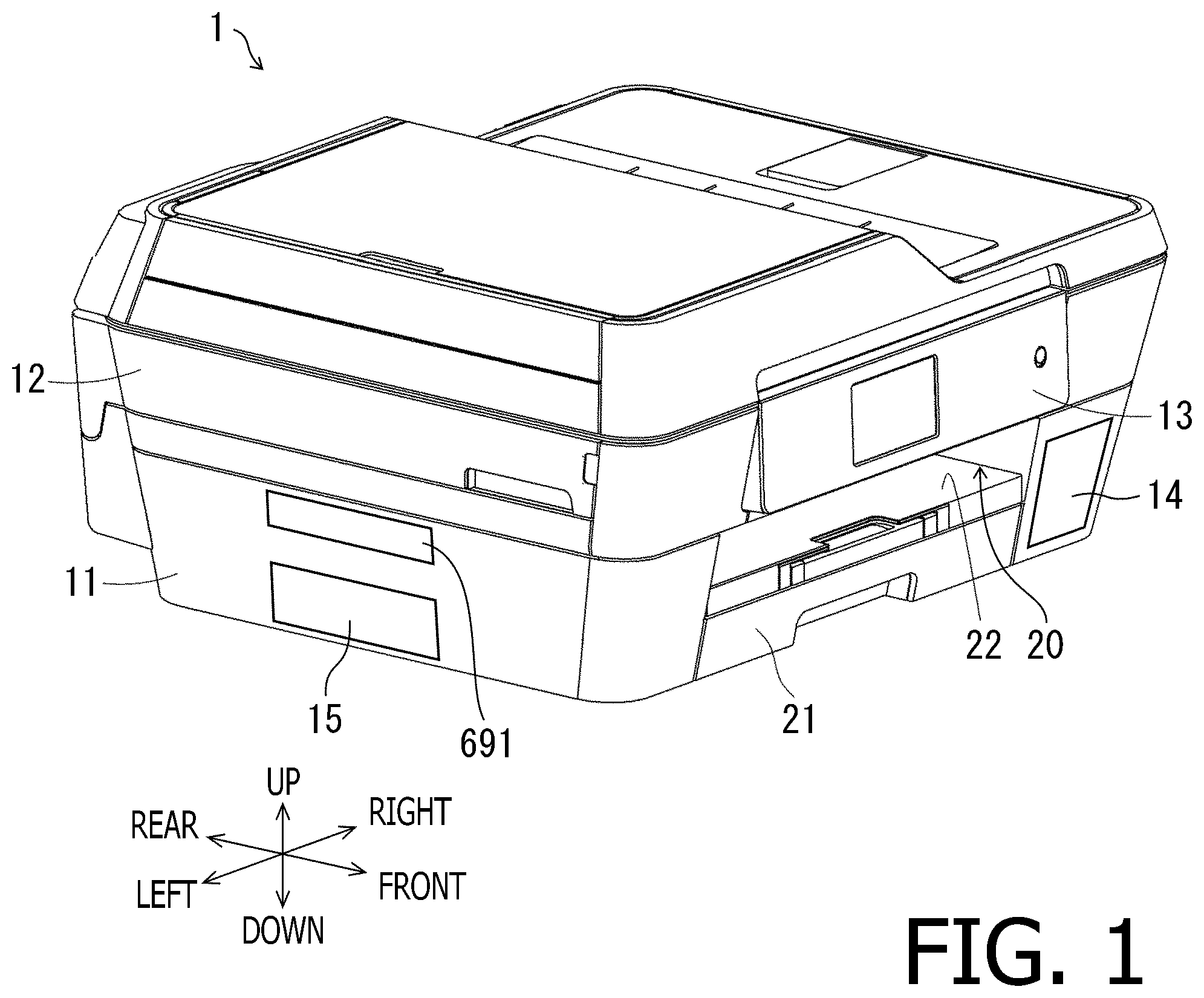 Patent US12311668 Figure 1 – Liquid discharging apparatus
