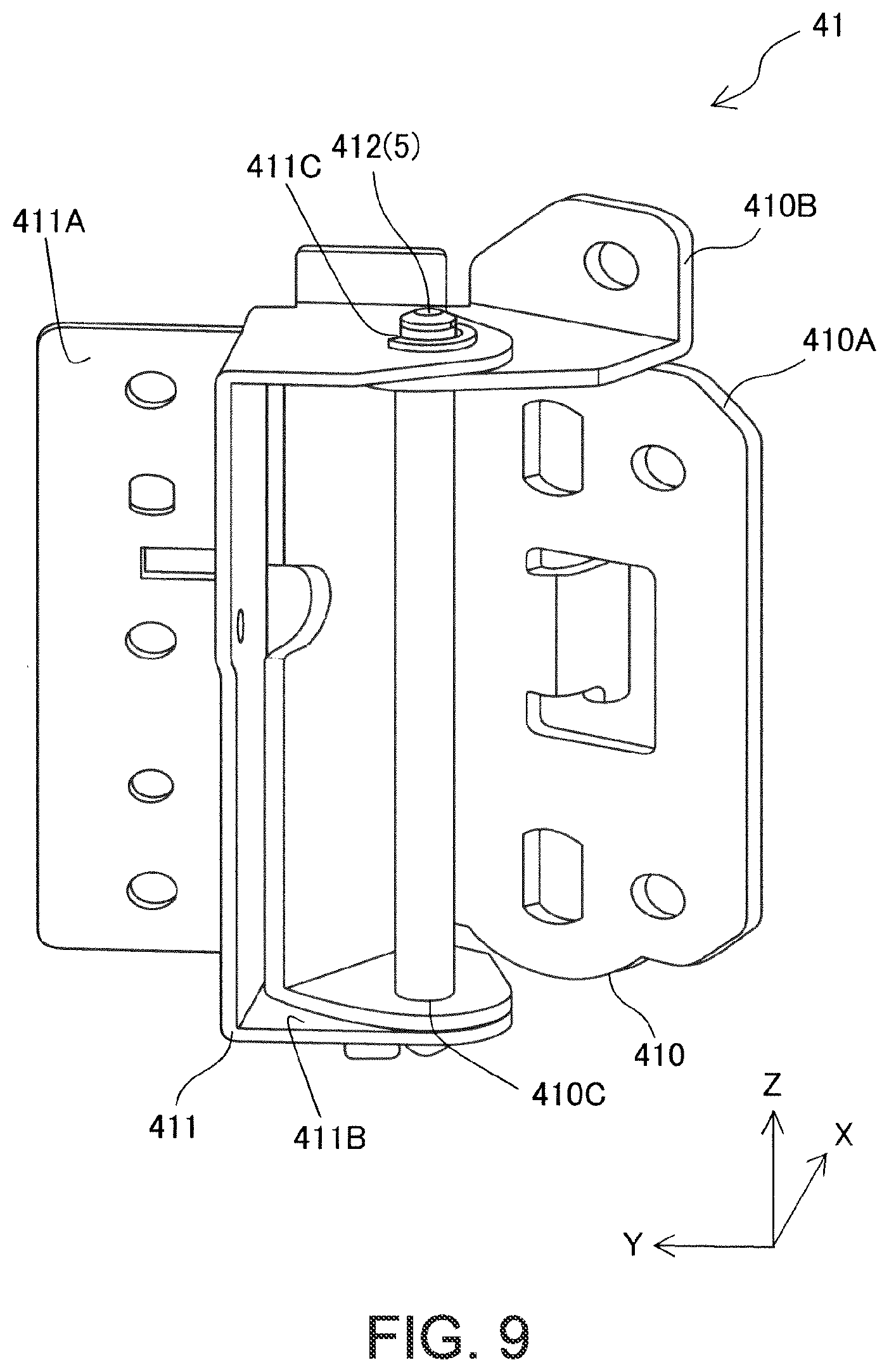 Patent US12311681 Figure 9 – Medium transport device and recording apparatus