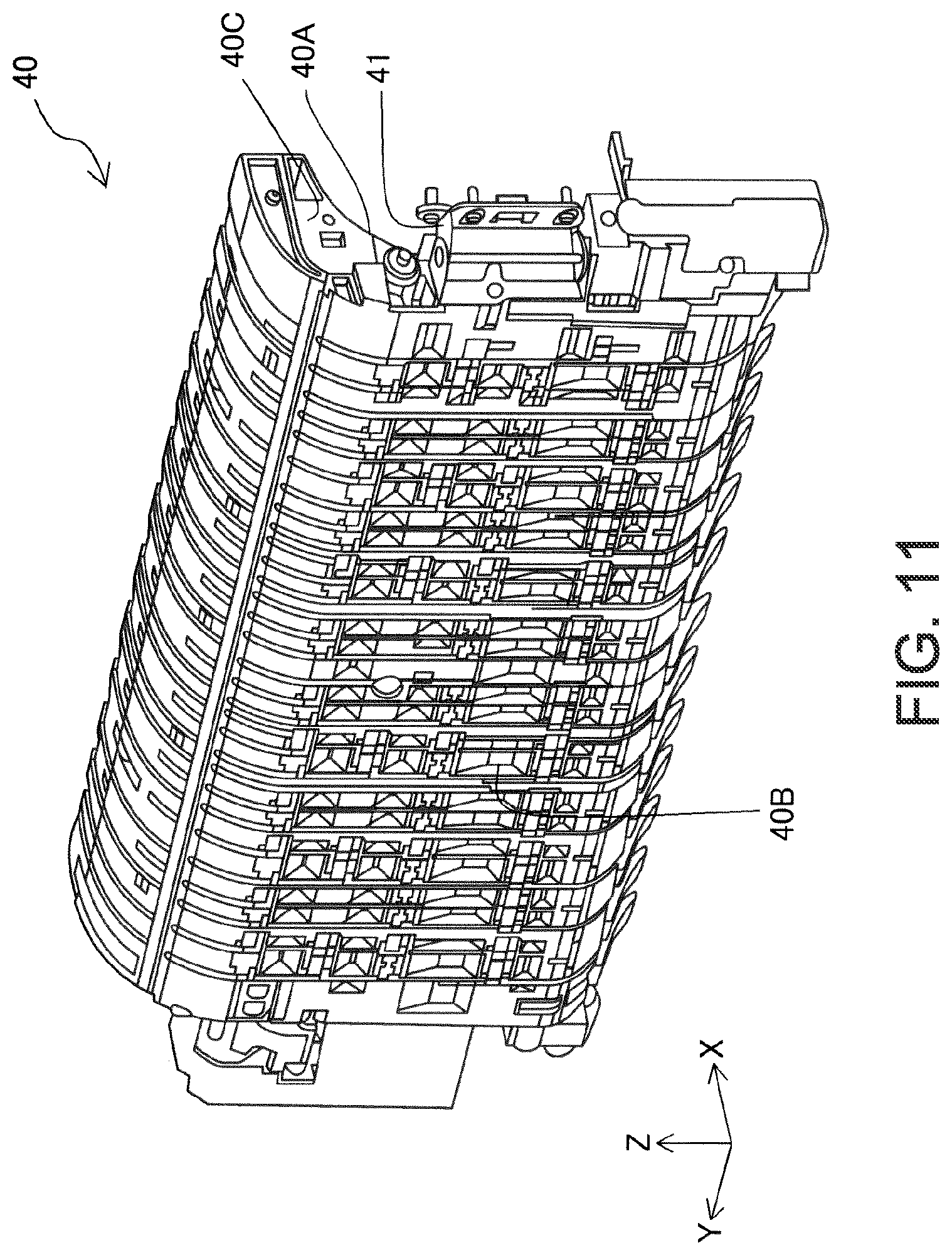 Patent US12311681 Figure 11 – Medium transport device and recording apparatus