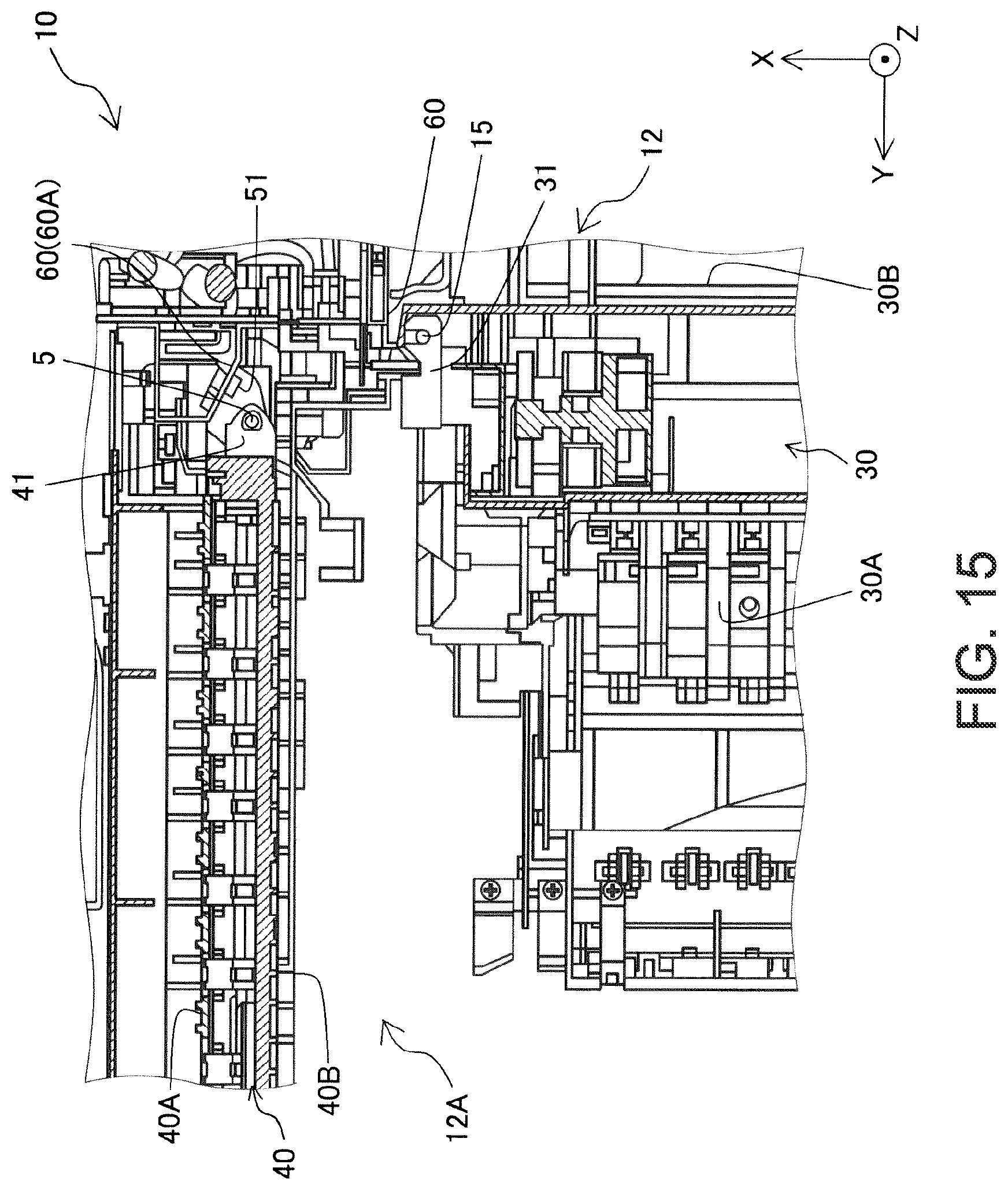 Patent US12311681 Figure 15 – Medium transport device and recording apparatus