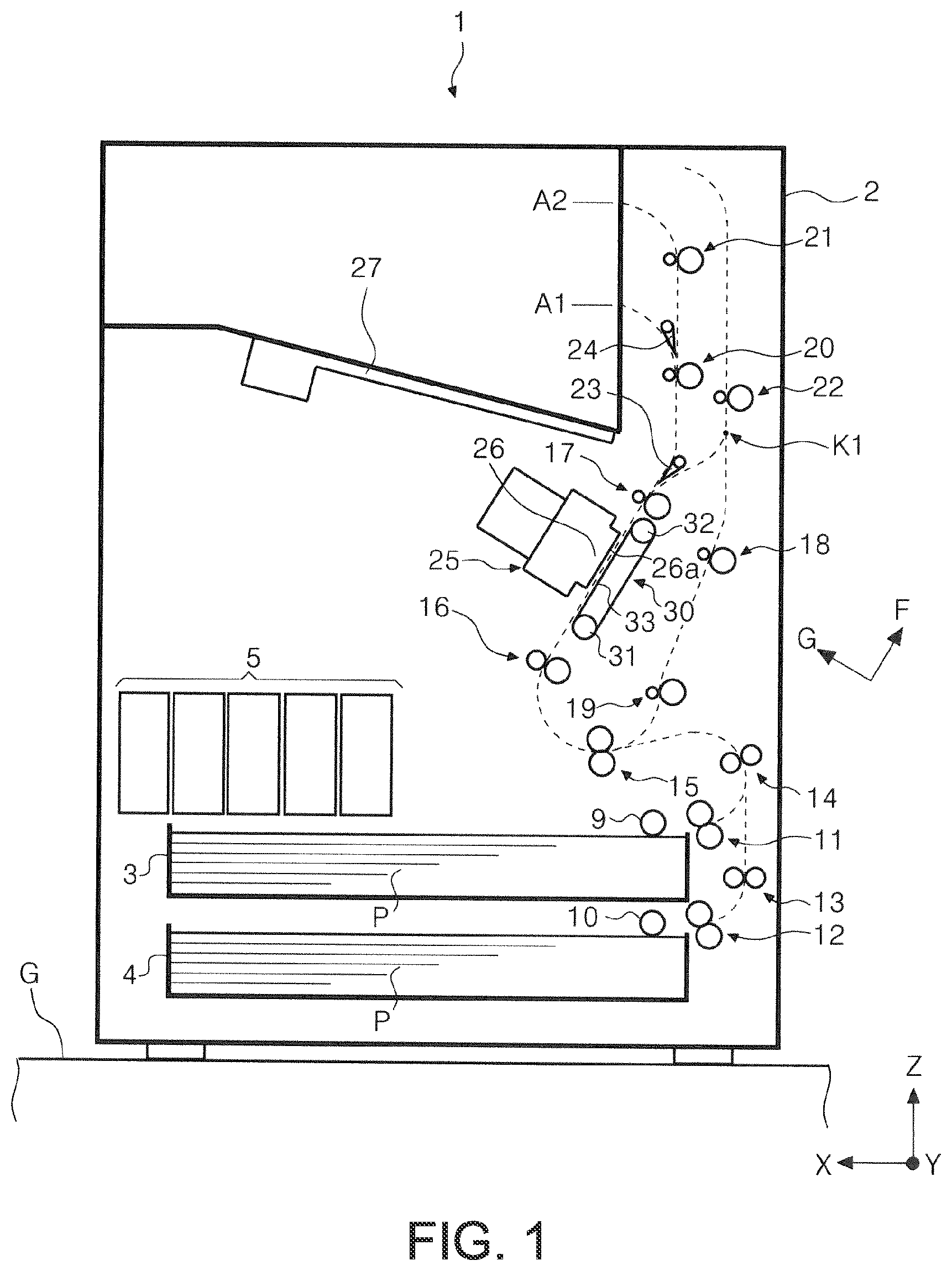 Patent US12311682 — Liquid ejection apparatus, control method for liquid ejection apparatus, and program — Figure 1