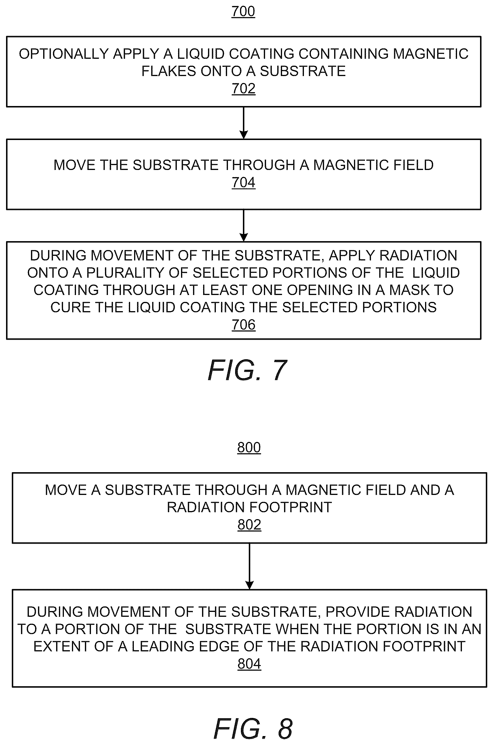 Patent US12311691 Figure 18 – Orienting magnetically-orientable flakes