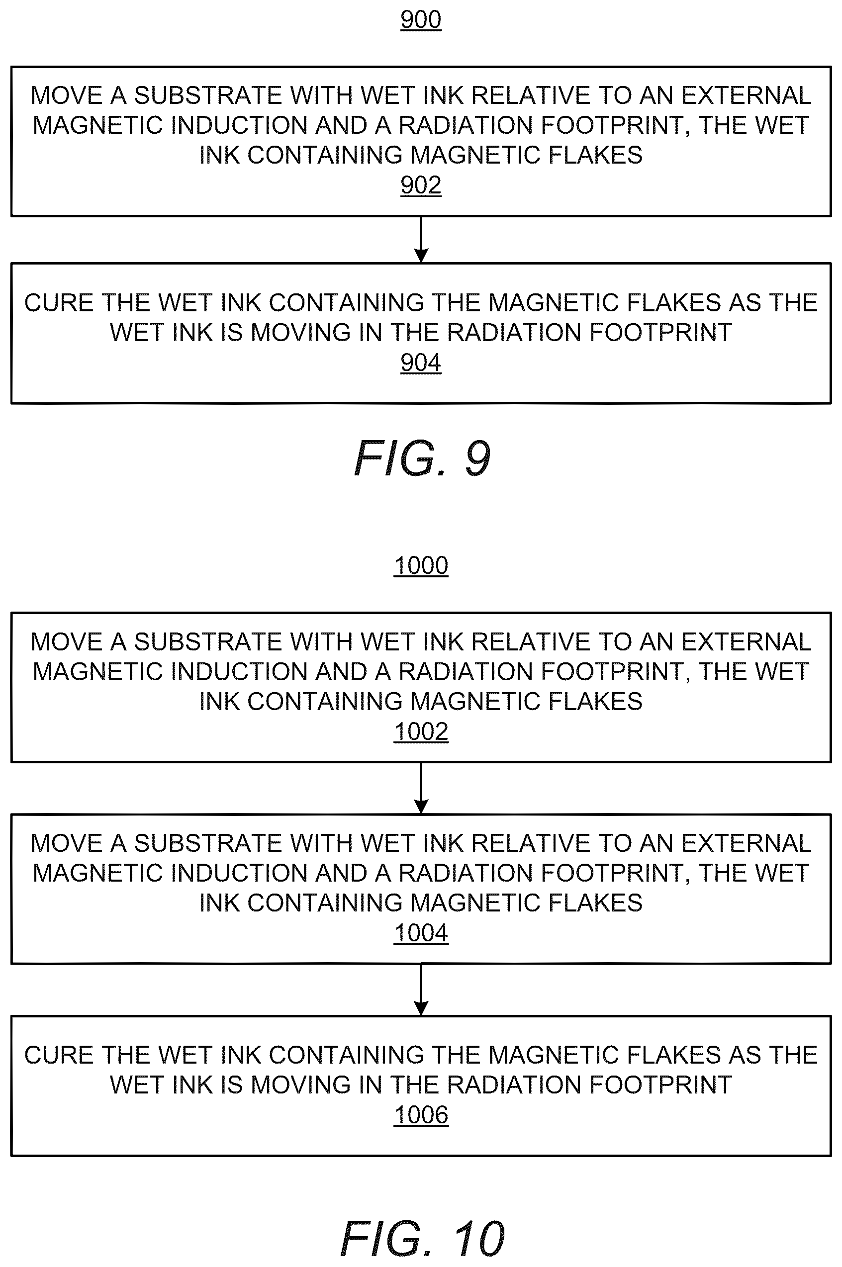 Patent US12311691 Figure 19 – Orienting magnetically-orientable flakes
