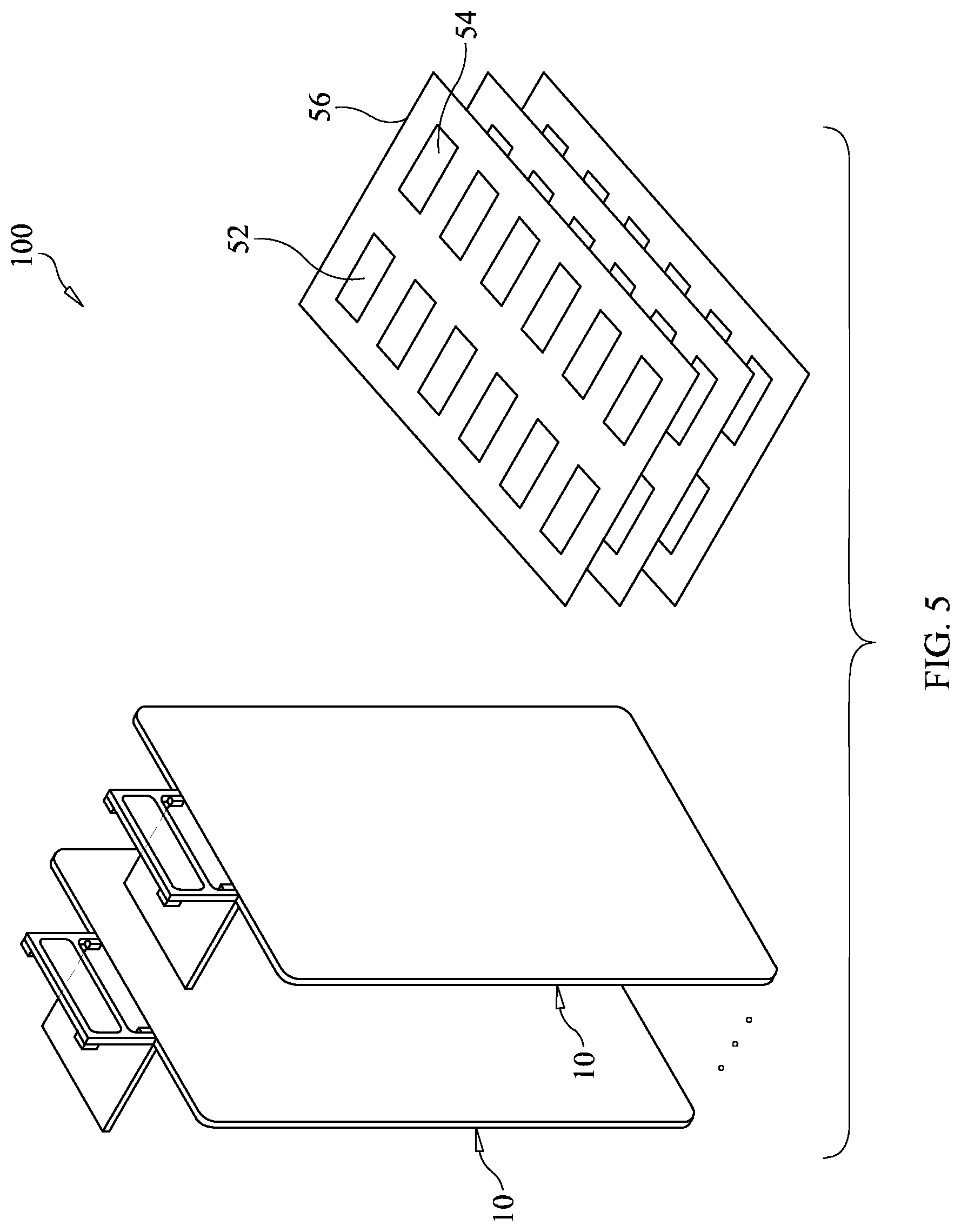 Patent US12311693 Figure 5 – Article placeholder device