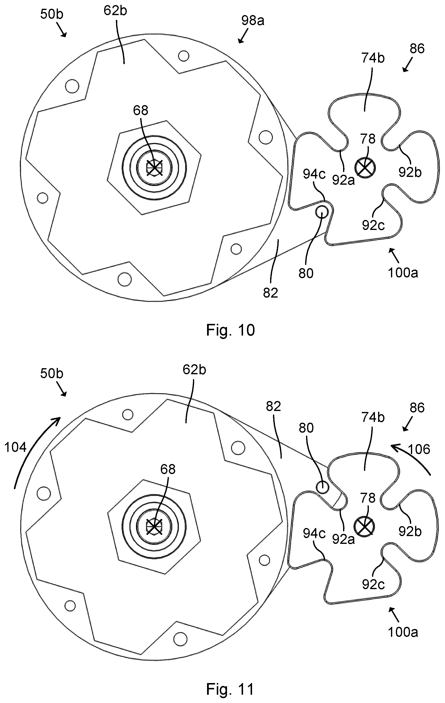 Patent US12311697 Figure 10 – Arrangement for limiting rotation, and robot