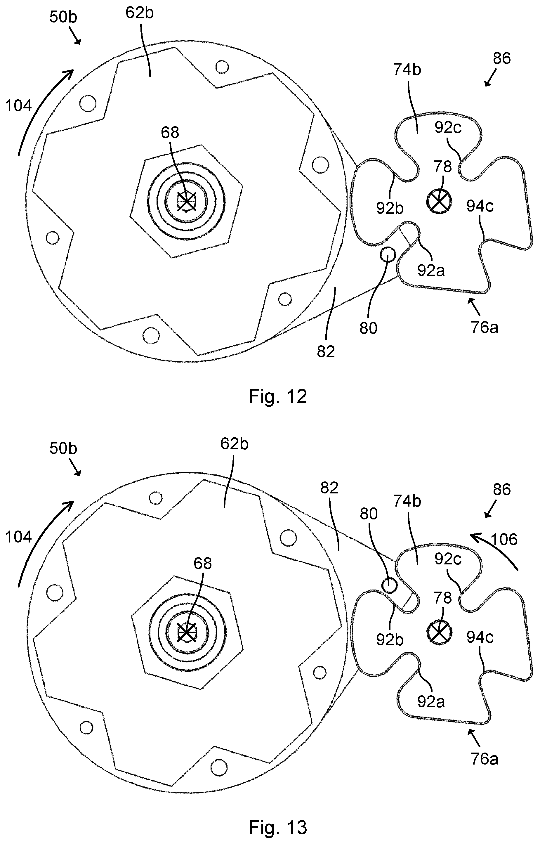 Patent US12311697 Figure 11 – Arrangement for limiting rotation, and robot
