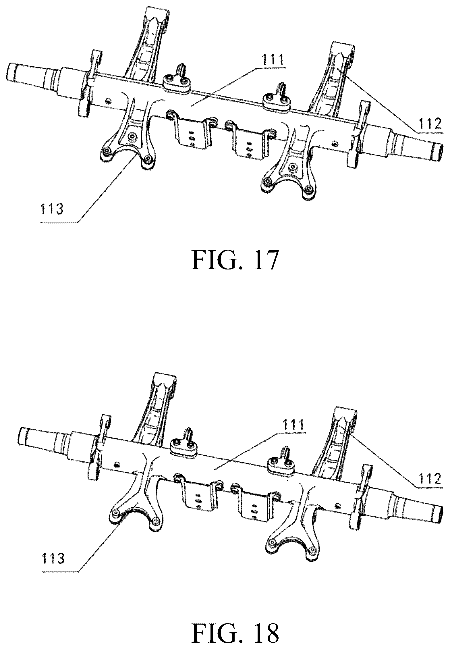 Patent US12311698 Figure 13 – Integrated axle assembly and structural assembly