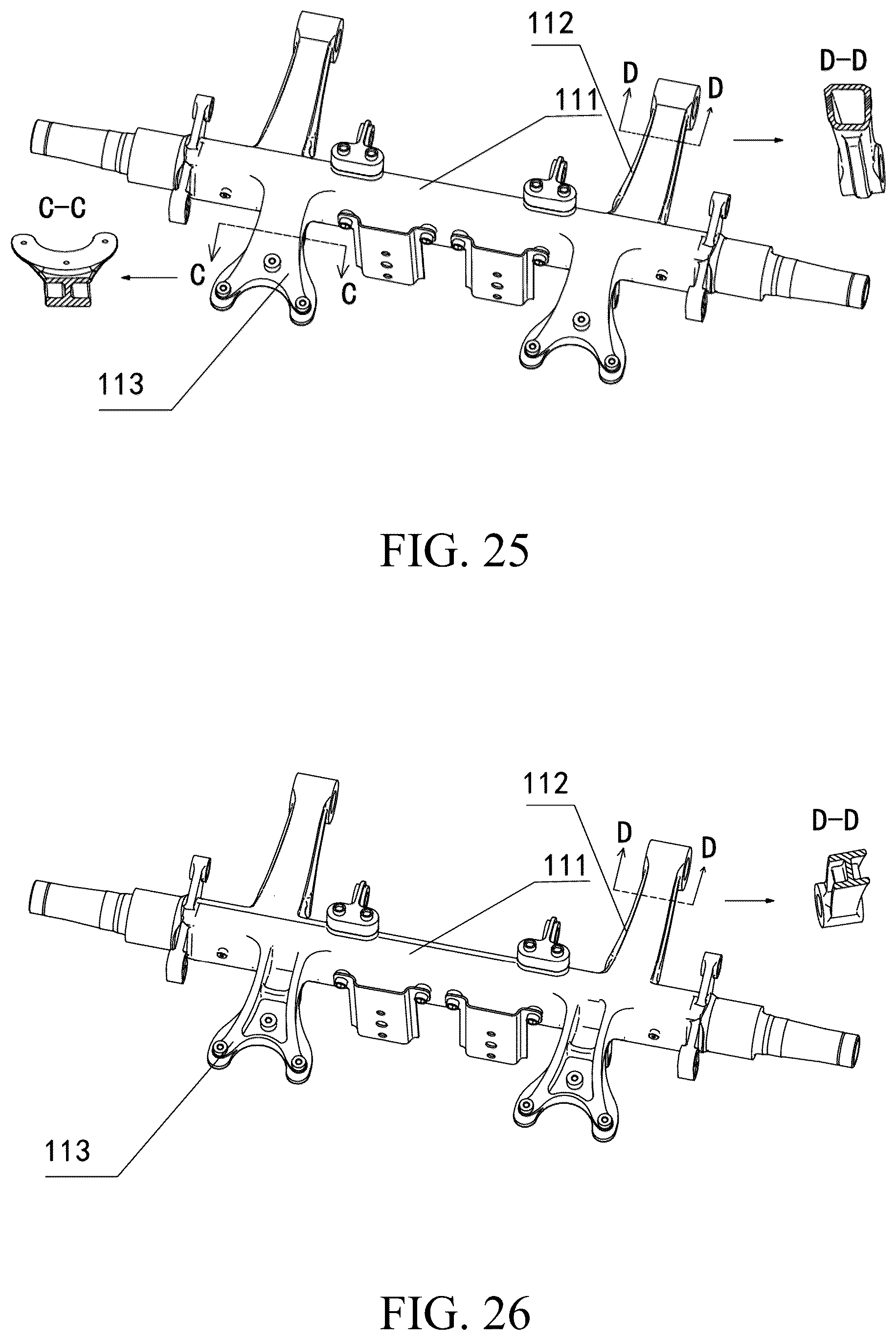 Patent US12311698 Figure 17 – Integrated axle assembly and structural assembly