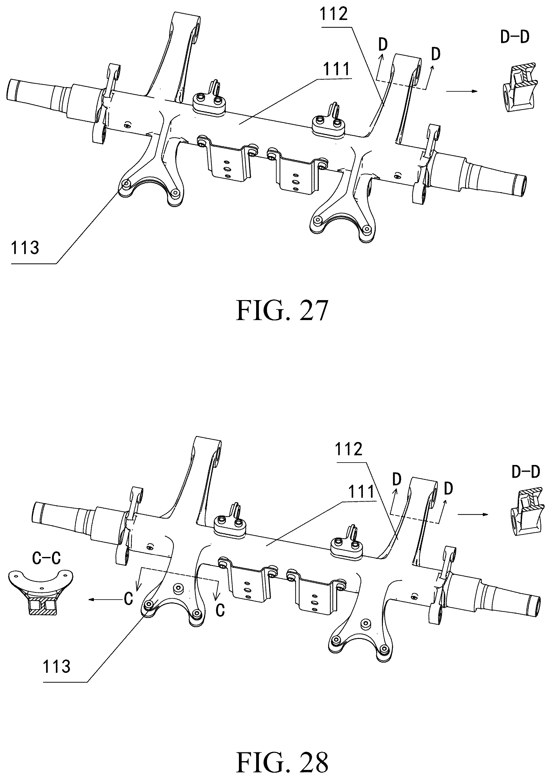 Patent US12311698 Figure 18 – Integrated axle assembly and structural assembly
