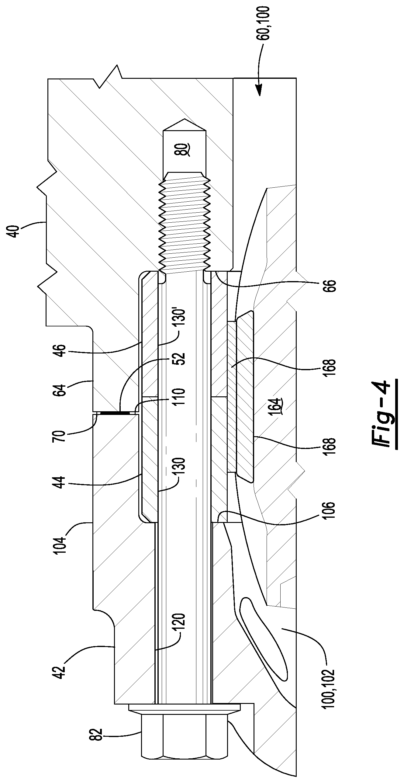 Patent US12311699 Figure 4 – Wheel end assembly