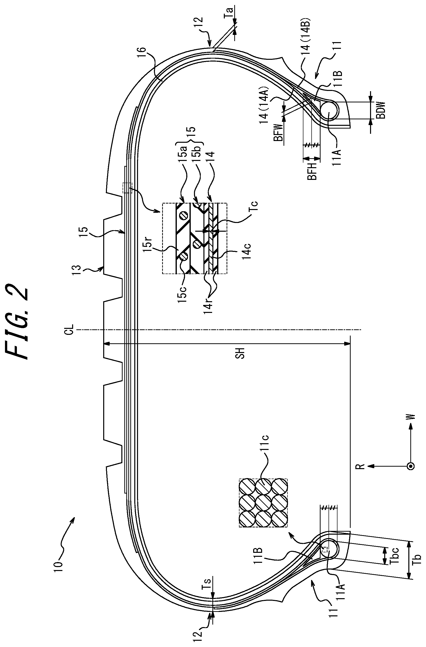 Patent US12311703 Figure 2 – Wireless power reception system, tire/wheel assembly, and tire