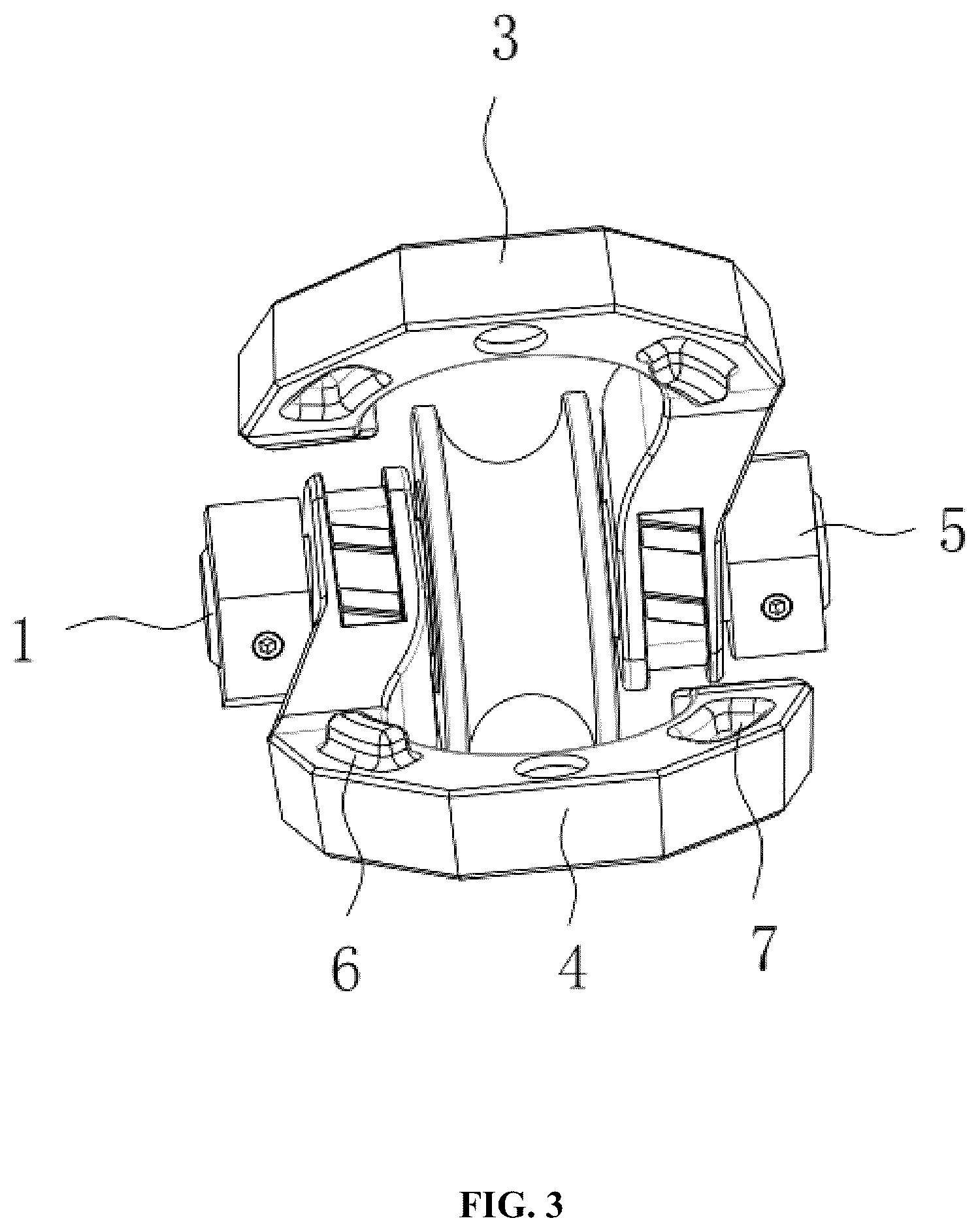 Patent US12311708 Figure 3 – Pulley fastener for connecting with trailer shackles