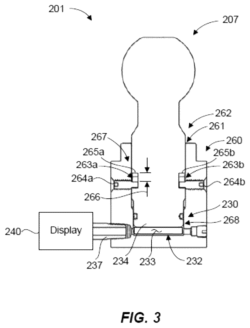 Patent US12311709 Figure 3 – Weight measuring hitch ball assembly for measuring weight of a trailer supported by a tow vehicle