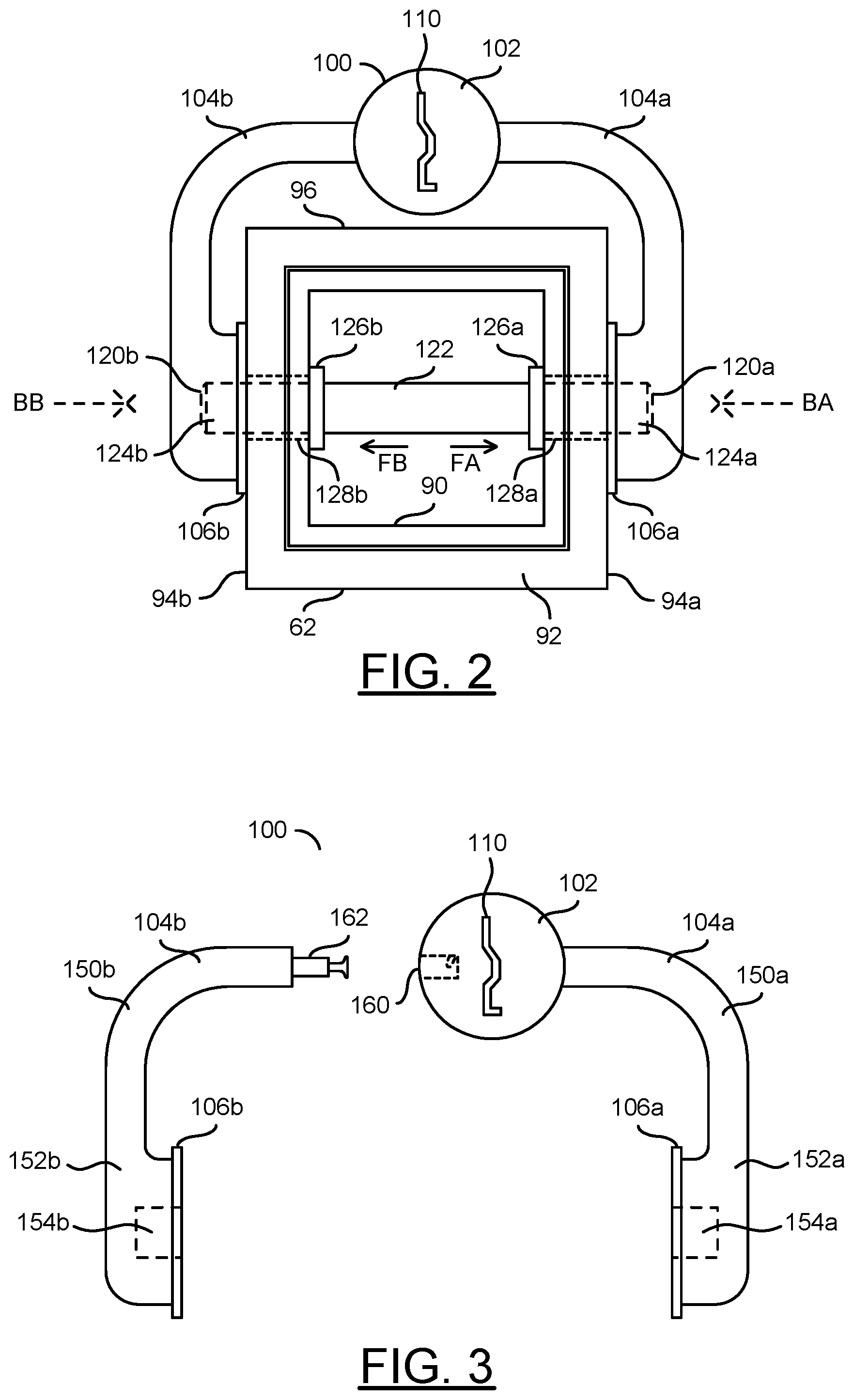 Patent US12311710 Figure 2 – Easy connect trailer hitch lock