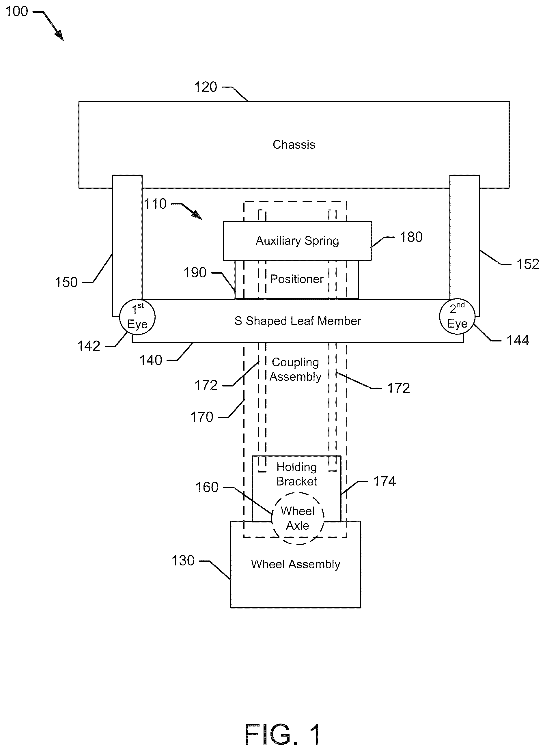 Patent US12311714 Figure 1 – Tension leaf with auxiliary spring