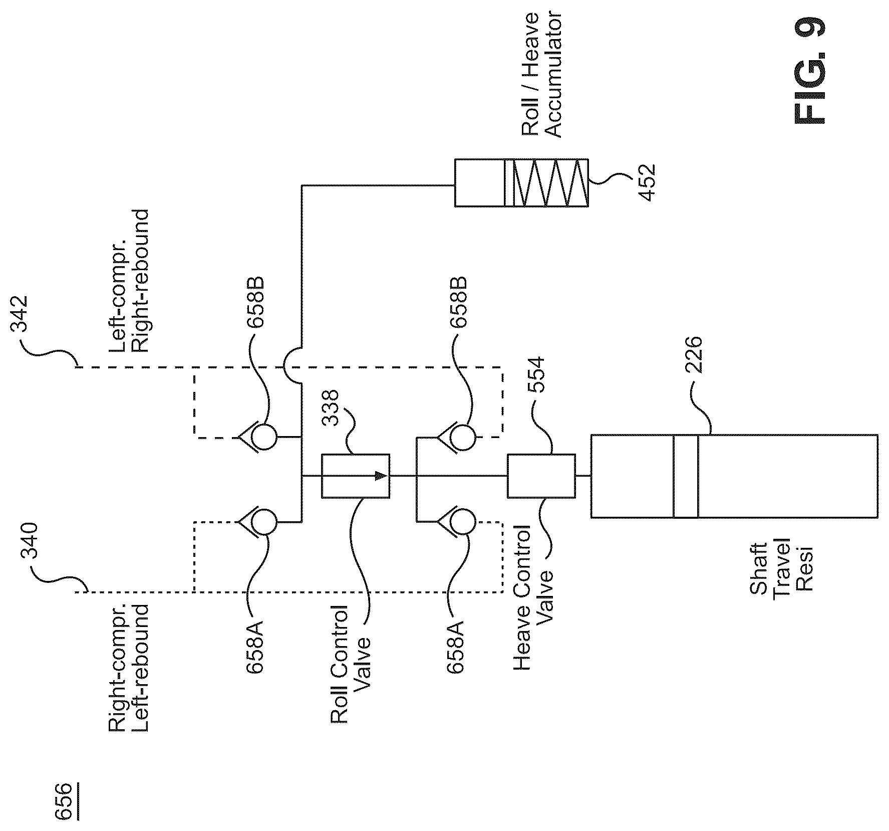 Patent US12311720 Figure 12 – Hydraulic cross-linked suspension