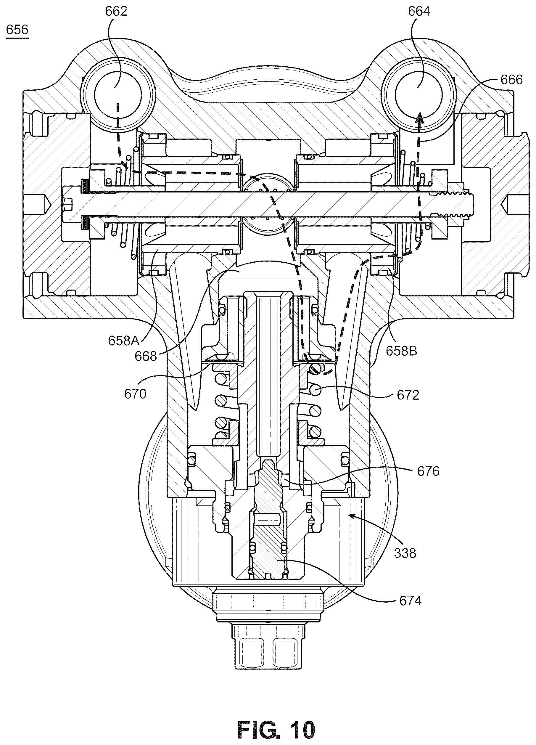 Patent US12311720 Figure 13 – Hydraulic cross-linked suspension