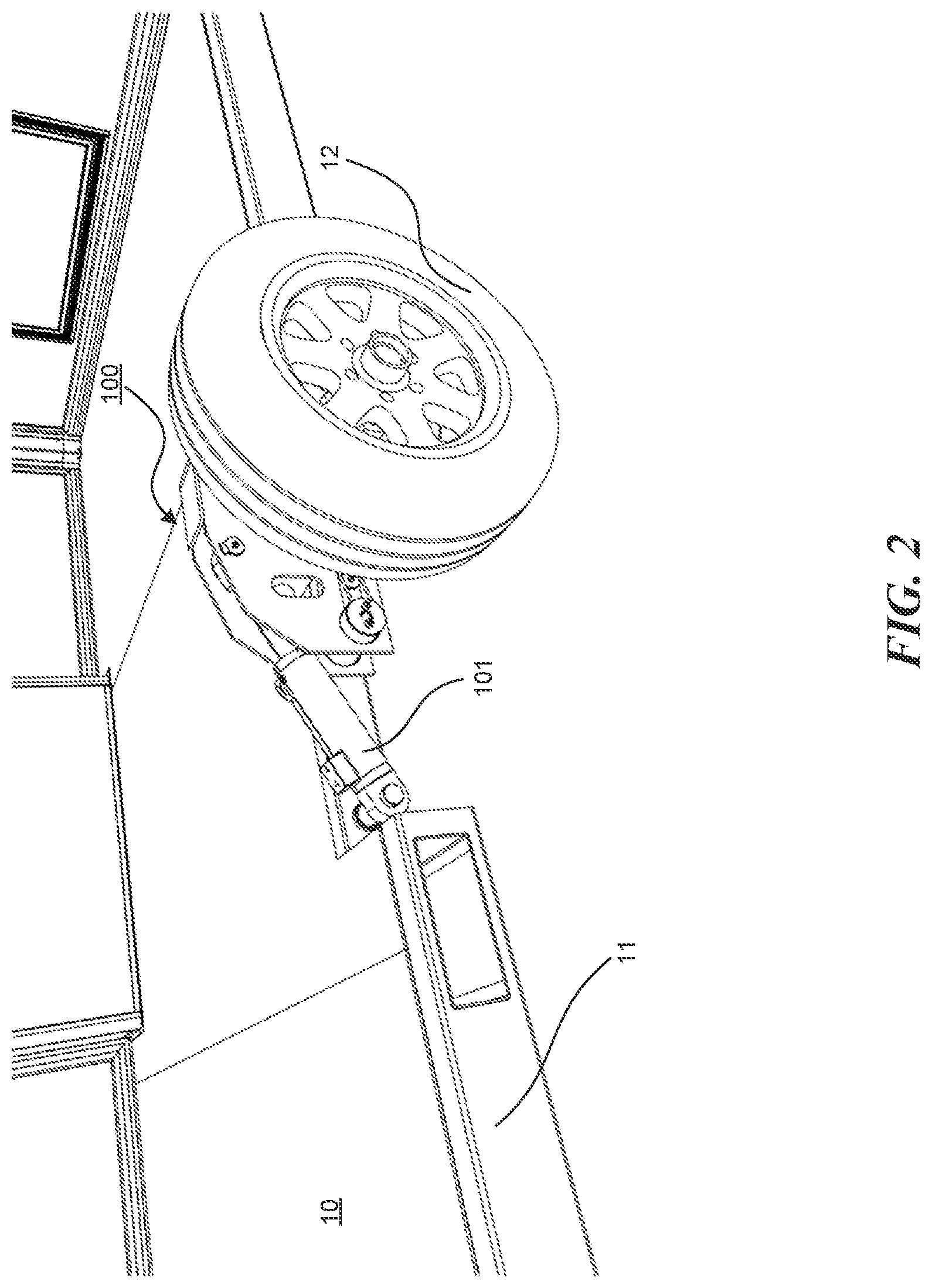 Patent US12311721 Figure 2 – Single axle suspension system and associated methods