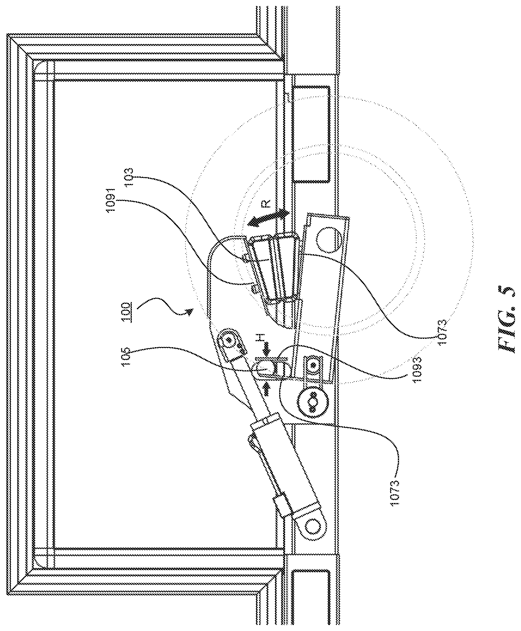 Patent US12311721 Figure 5 – Single axle suspension system and associated methods
