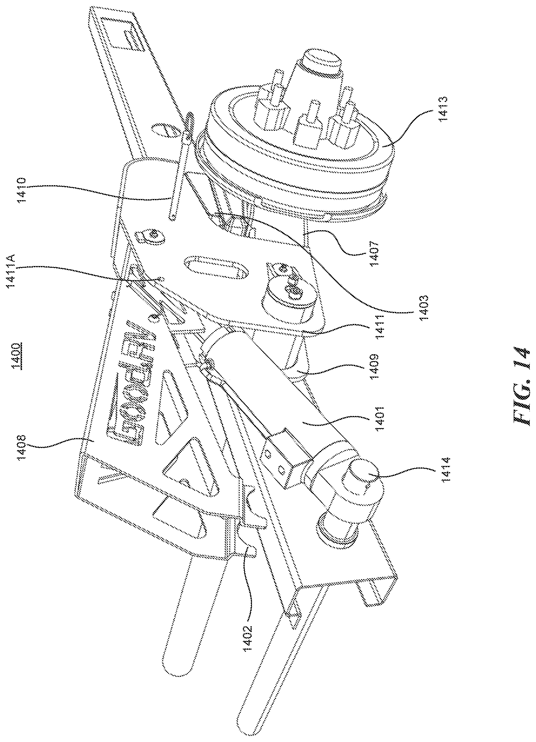 Patent US12311721 Figure 14 – Single axle suspension system and associated methods
