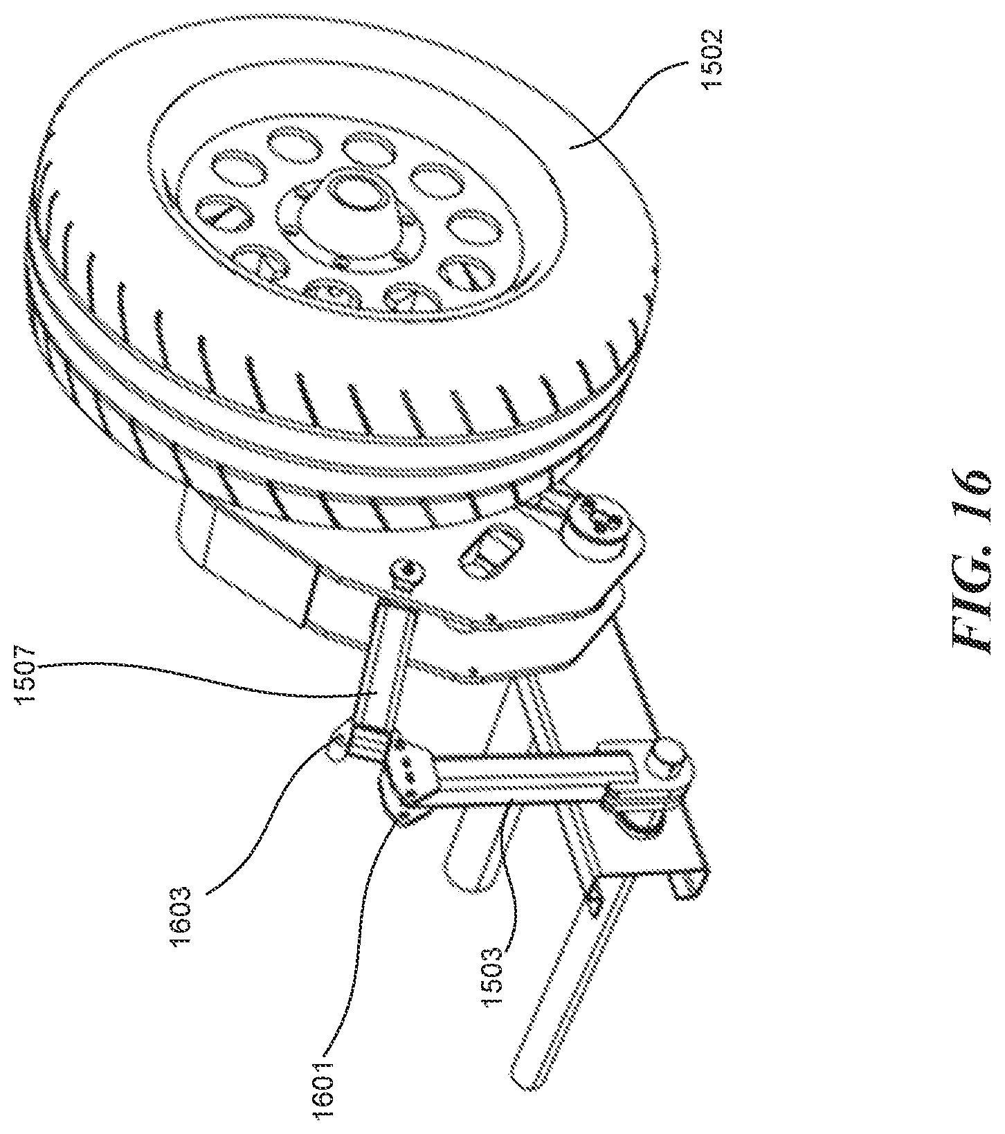 Patent US12311721 Figure 16 – Single axle suspension system and associated methods